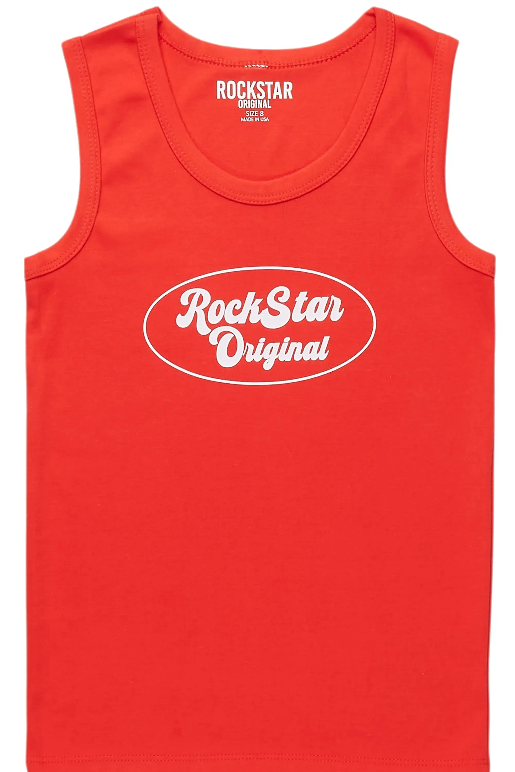 Girls Noir Red Tank Top sold by Rockstar Original product image thumbnail 2