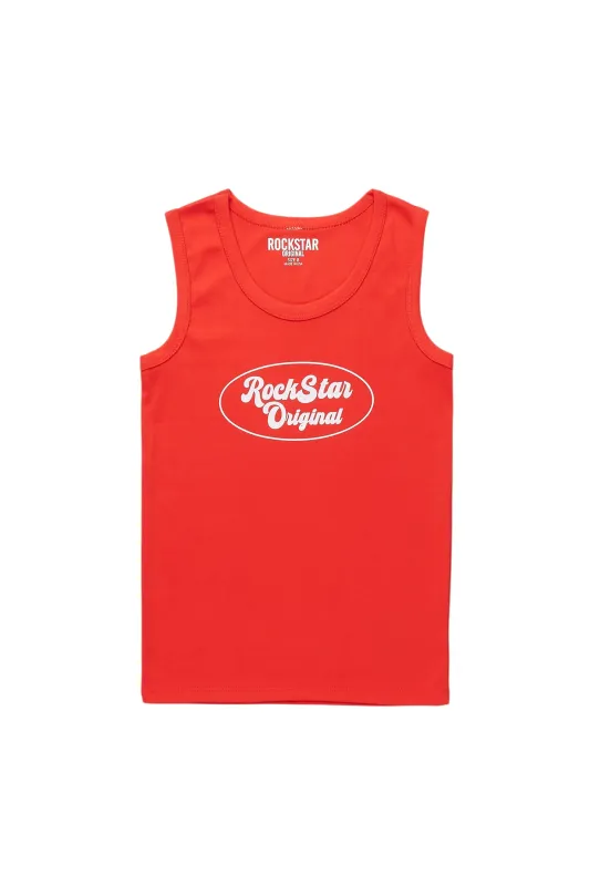 Girls Noir Red Tank Top sold by Rockstar Original