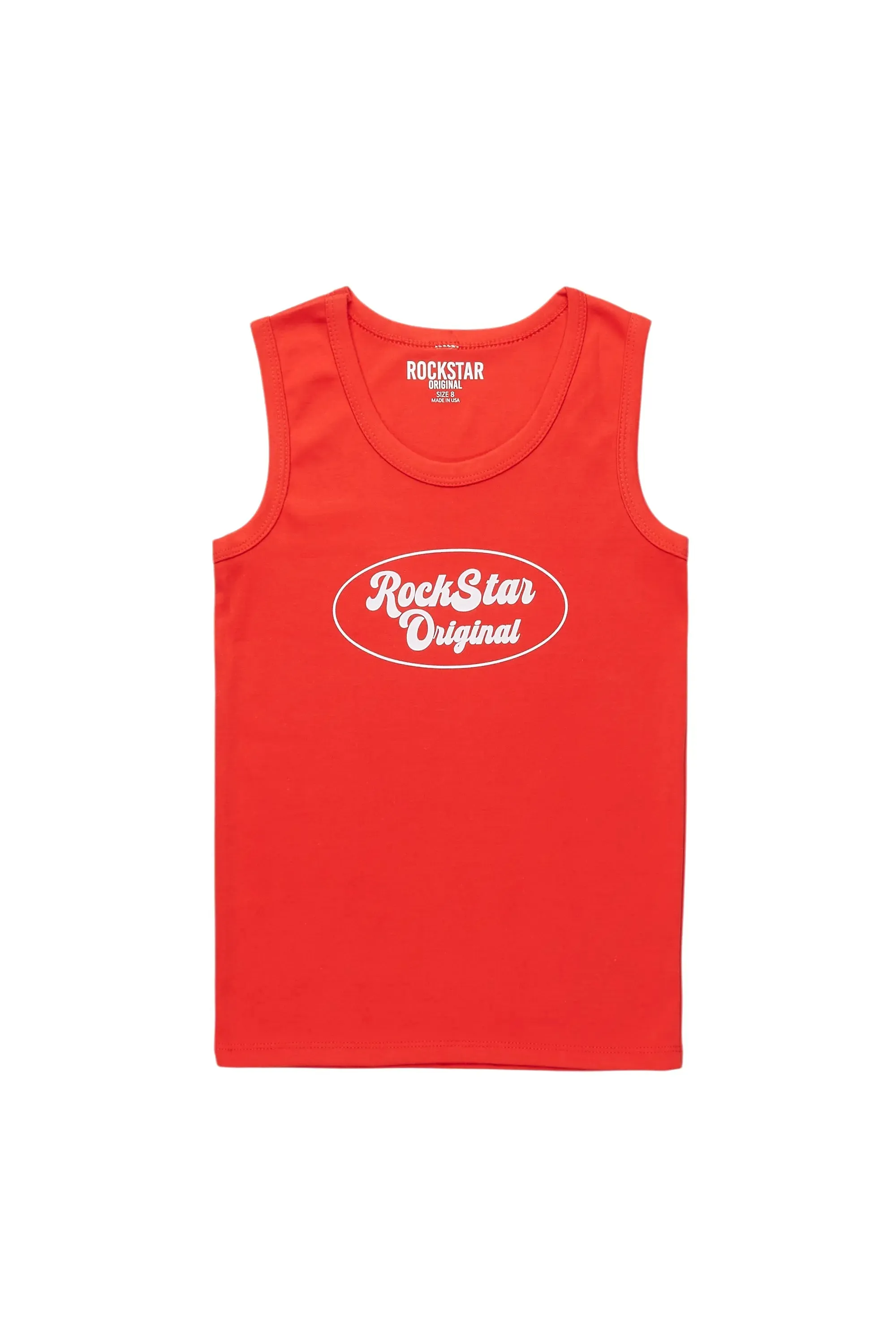Girls Noir Red Tank Top sold by Rockstar Original