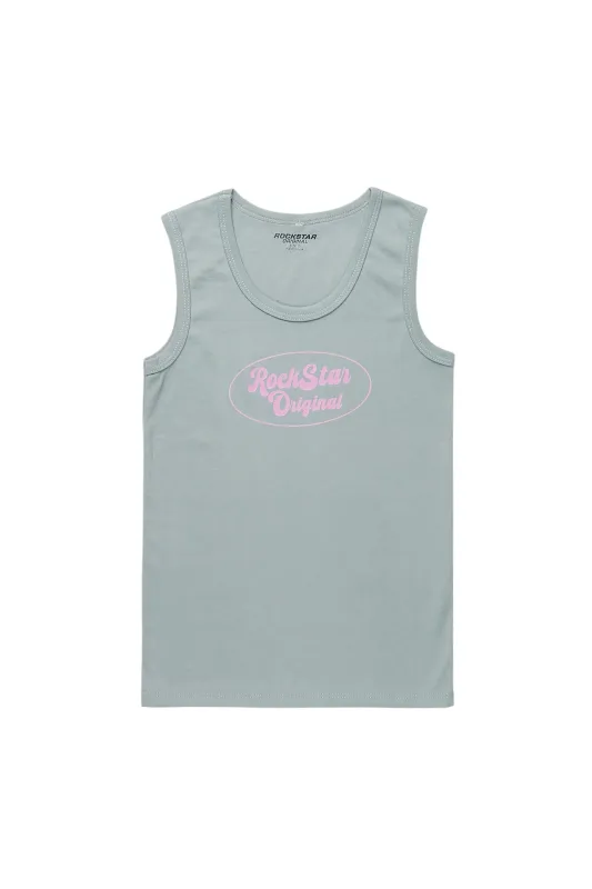 Girls Noir Grey Tank Top sold by Rockstar Original