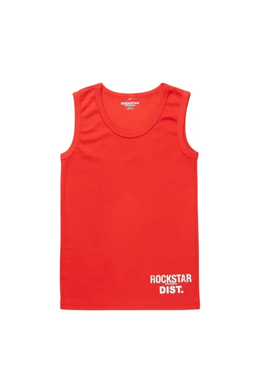 Boys Lake Red Tank Top sold by Rockstar Original