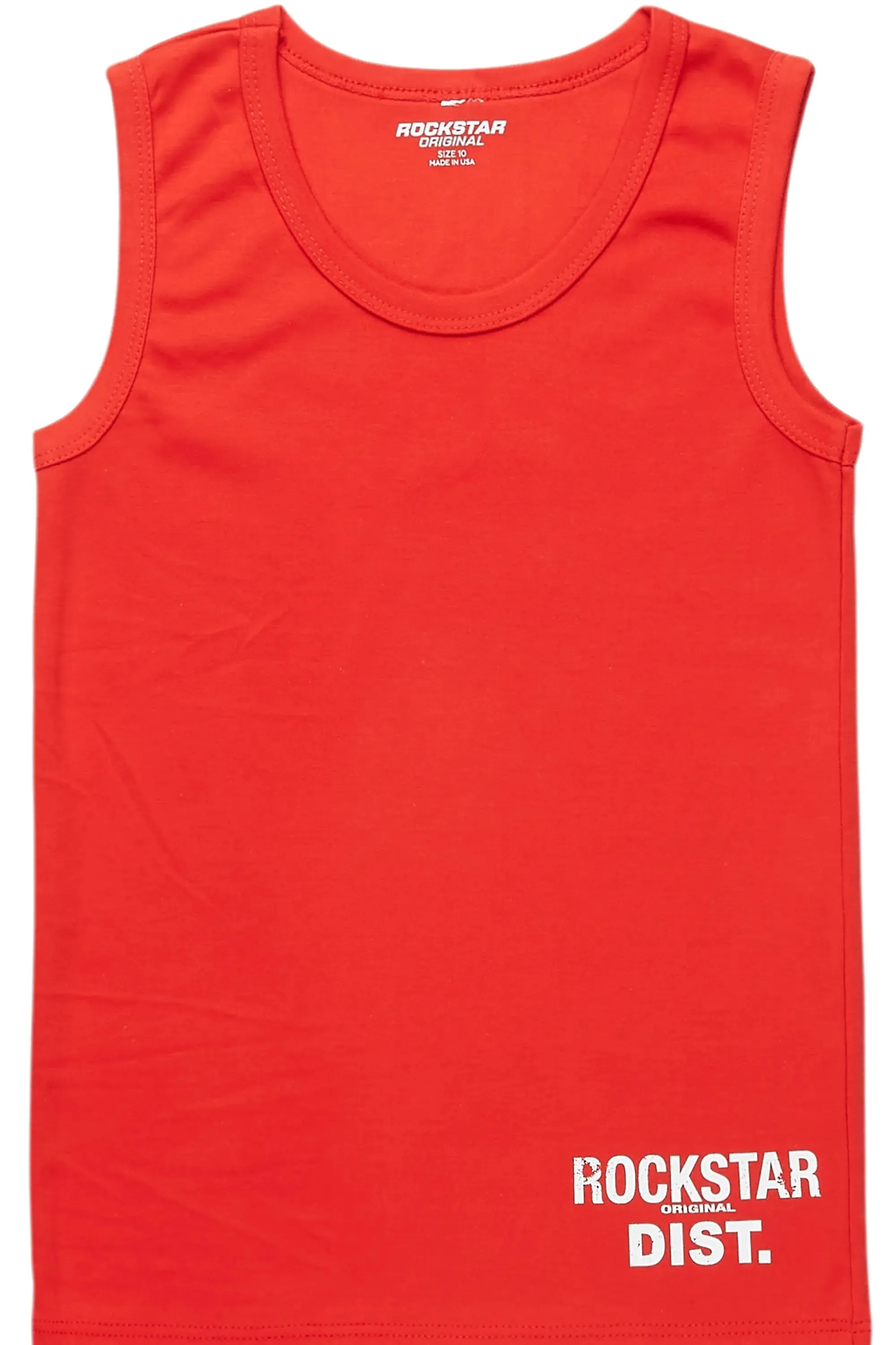 Boys Lake Red Tank Top sold by Rockstar Original product image thumbnail 2
