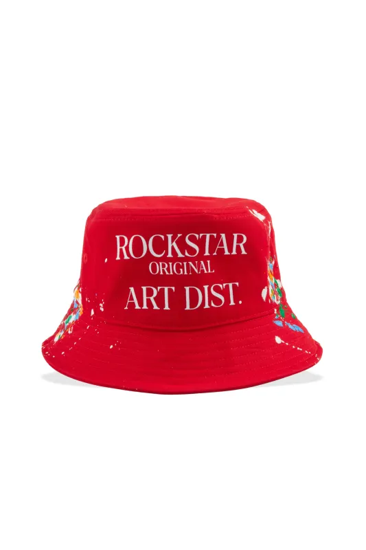 Cecelia Red Bucket Hat sold by Rockstar Original