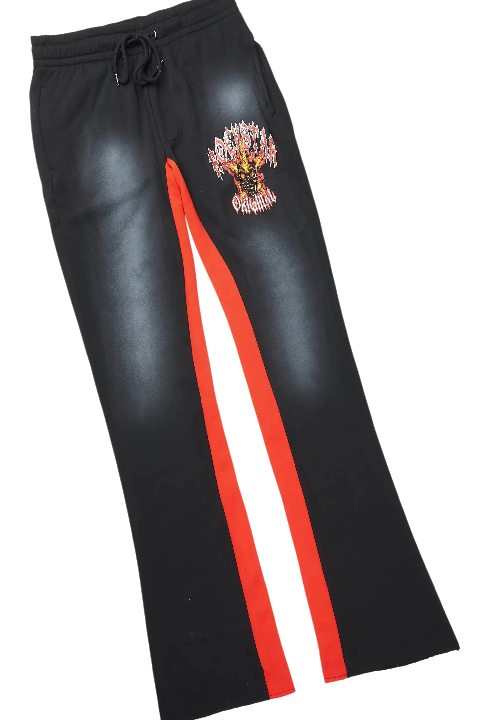 HDStar Black/Red Hoodie/Baggy Track Pant Set sold by Rockstar Original product image thumbnail 3