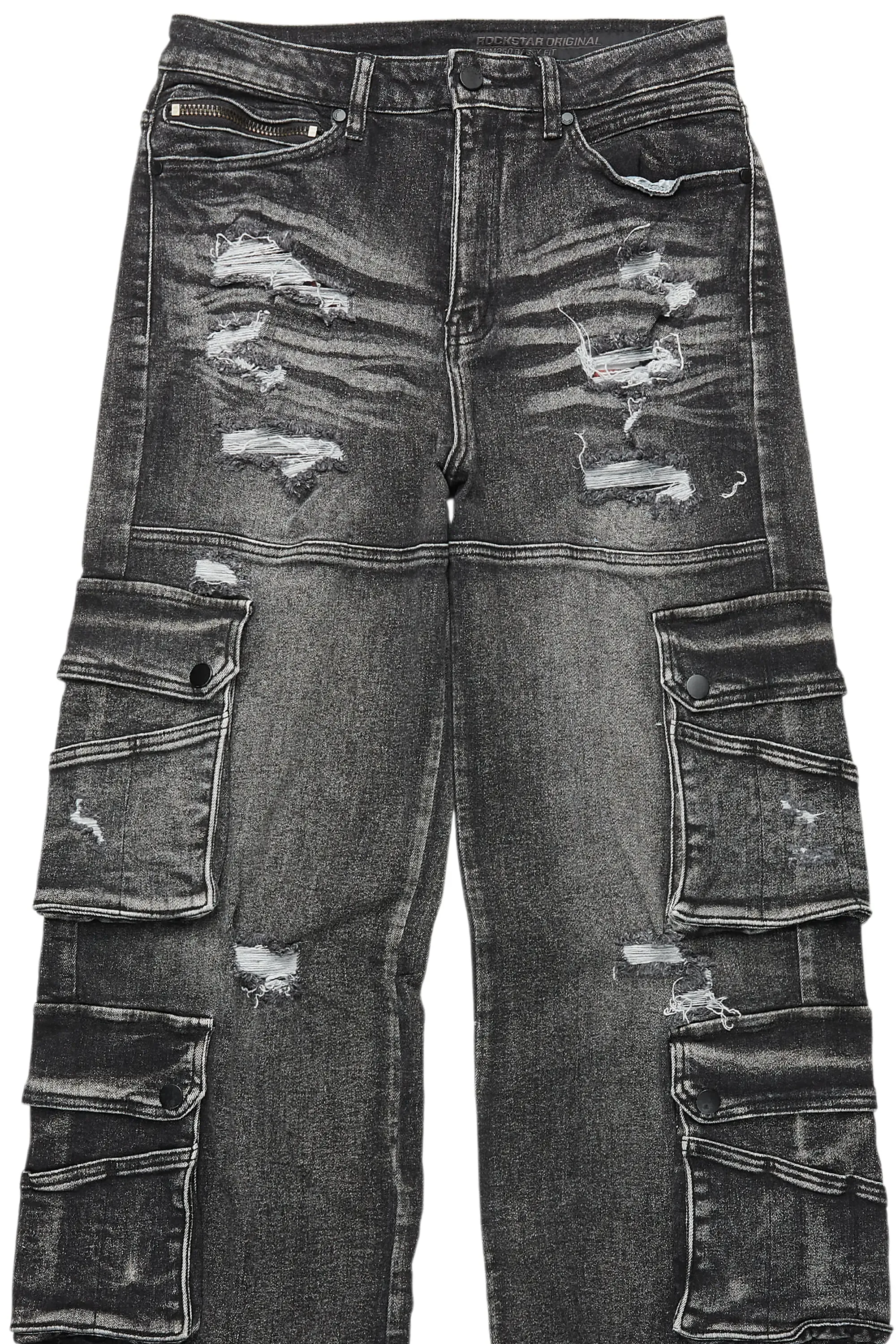 Keylor Black Wash Baggy Fit Jean sold by Rockstar Original product image thumbnail 2