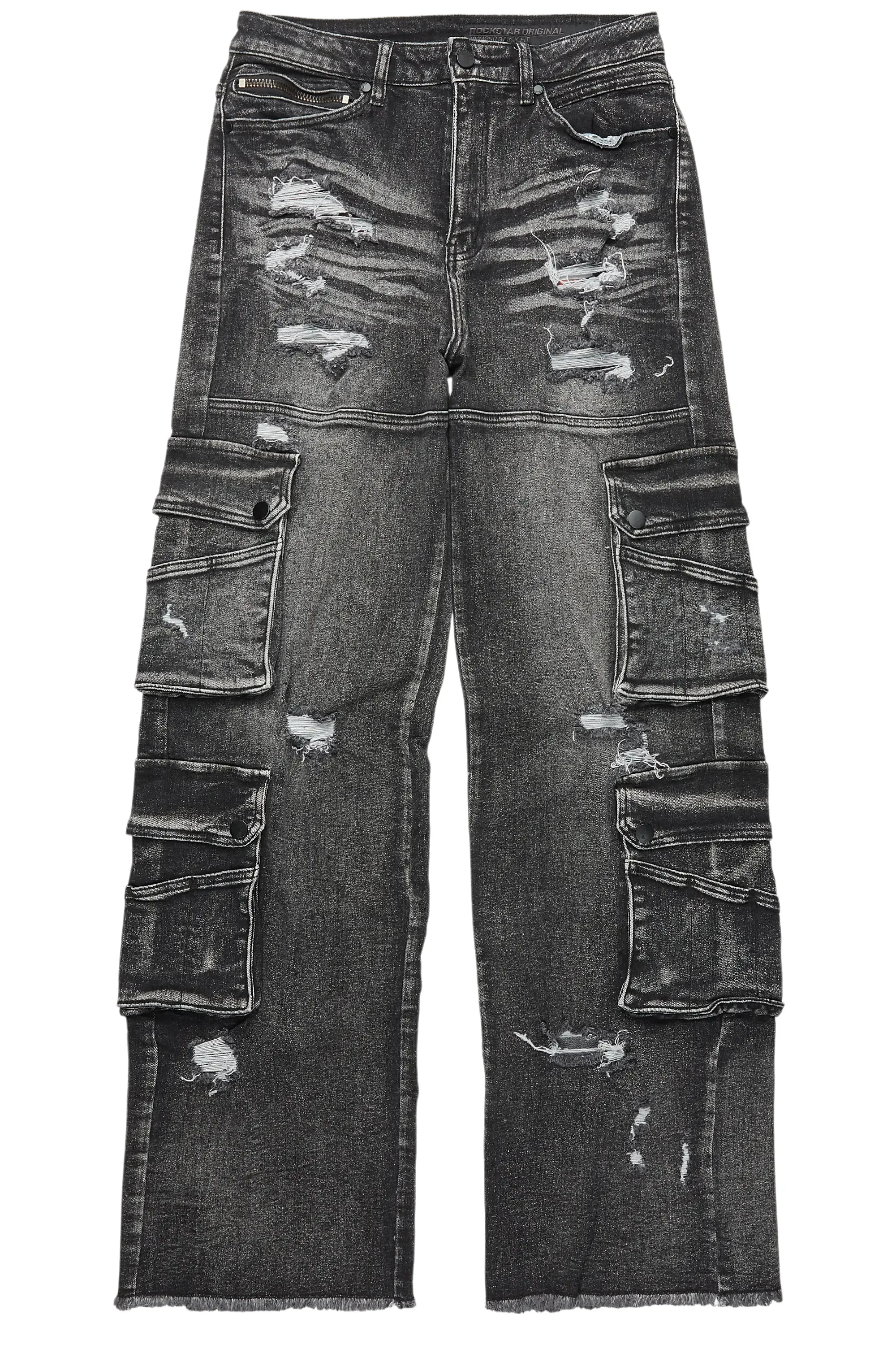 Keylor Black Wash Baggy Fit Jean sold by Rockstar Original