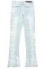 Kodak Blue/White Painter Stacked Flare Fringe Jean sold by Rockstar Original