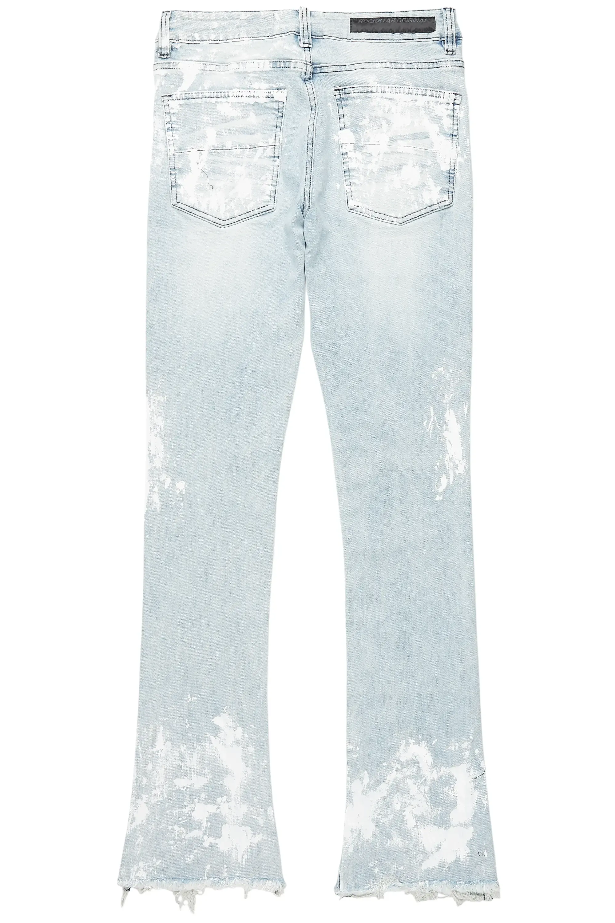 Kodak Blue/White Painter Stacked Flare Jean sold by Rockstar Original product image thumbnail 3