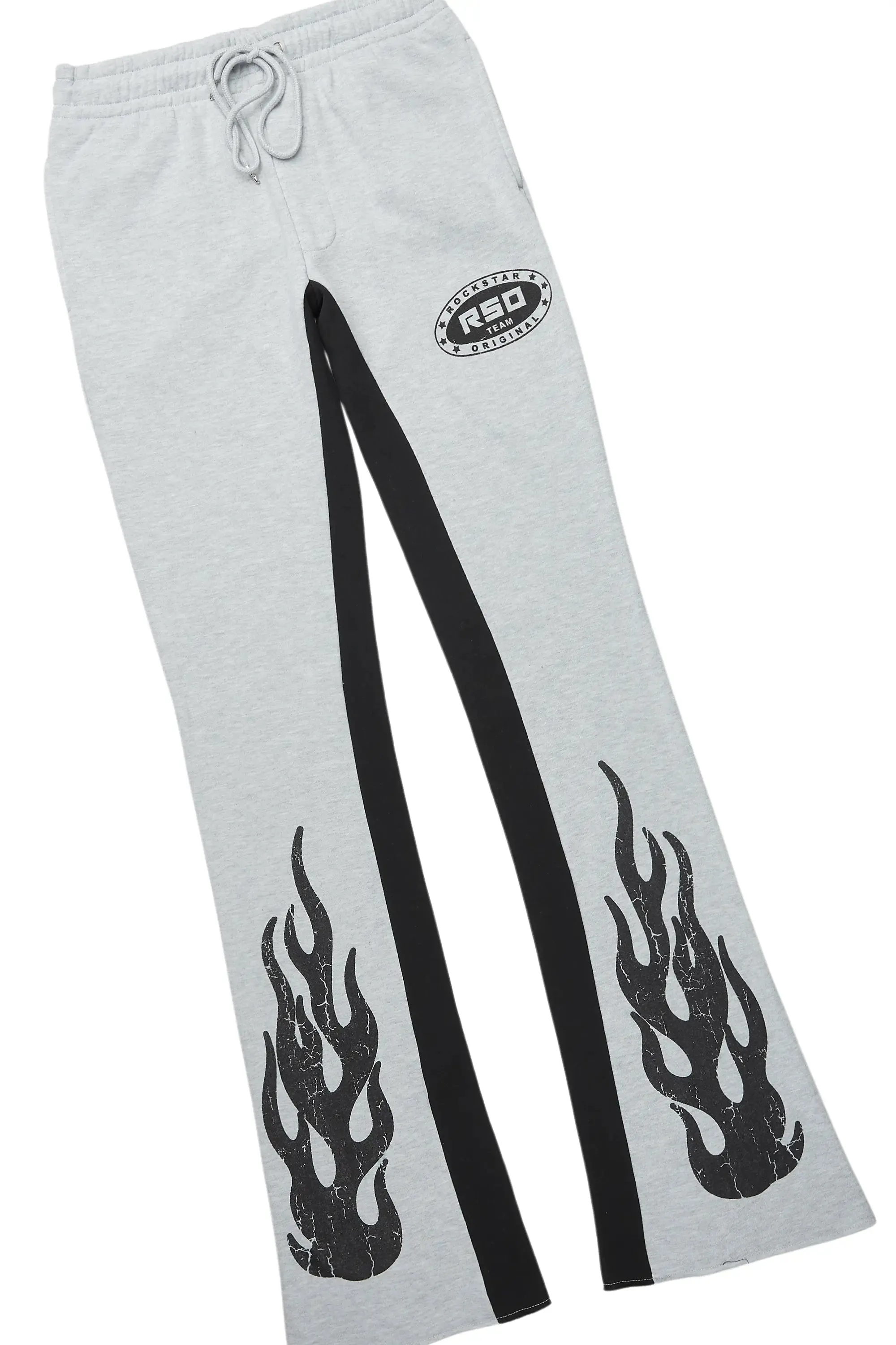 Amos Heather Grey Hoodie/Baggy Track Pant Set sold by Rockstar Original product image thumbnail 3