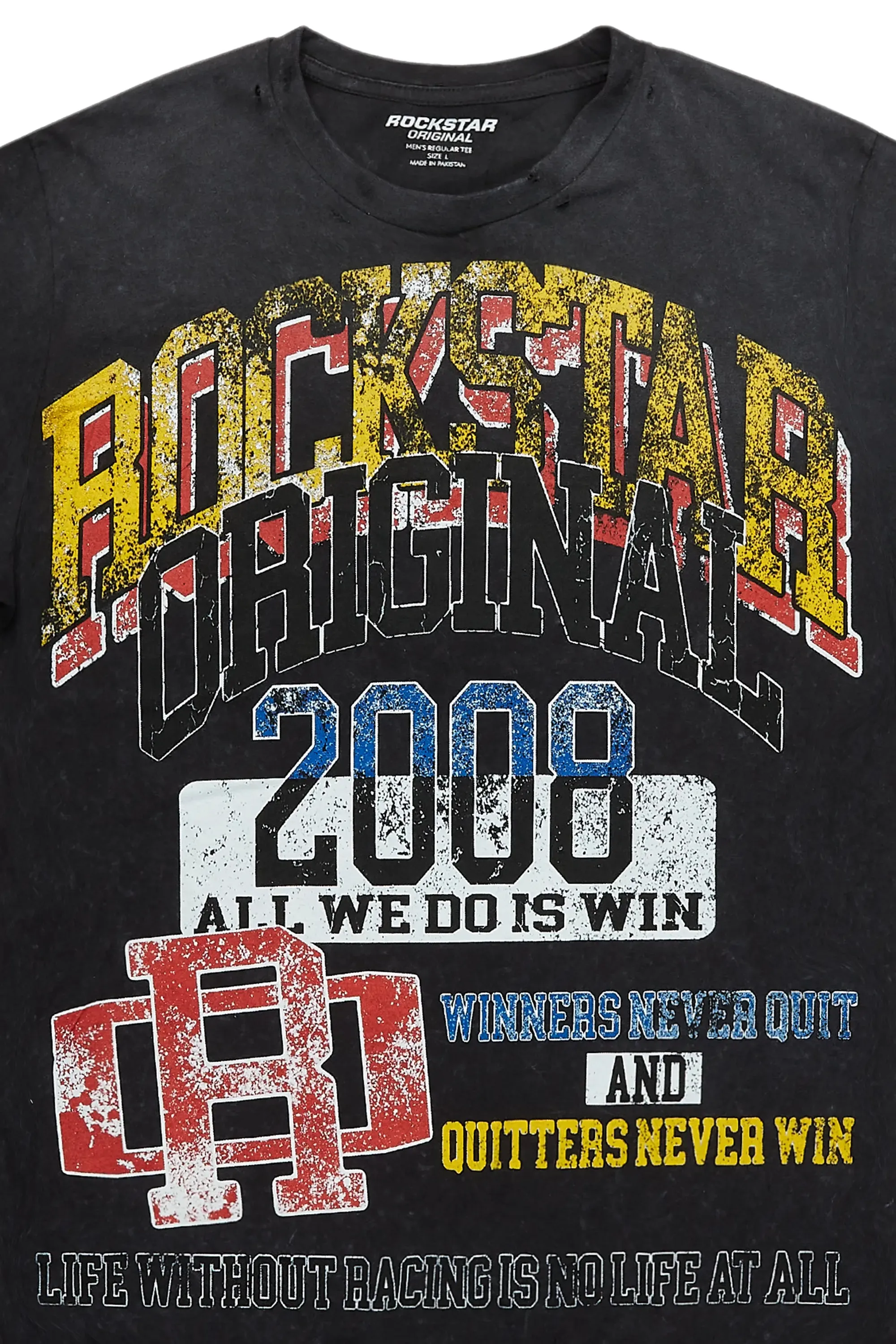 Tamikia Vintage Black Oversized T-Shirt sold by Rockstar Original product image thumbnail 2