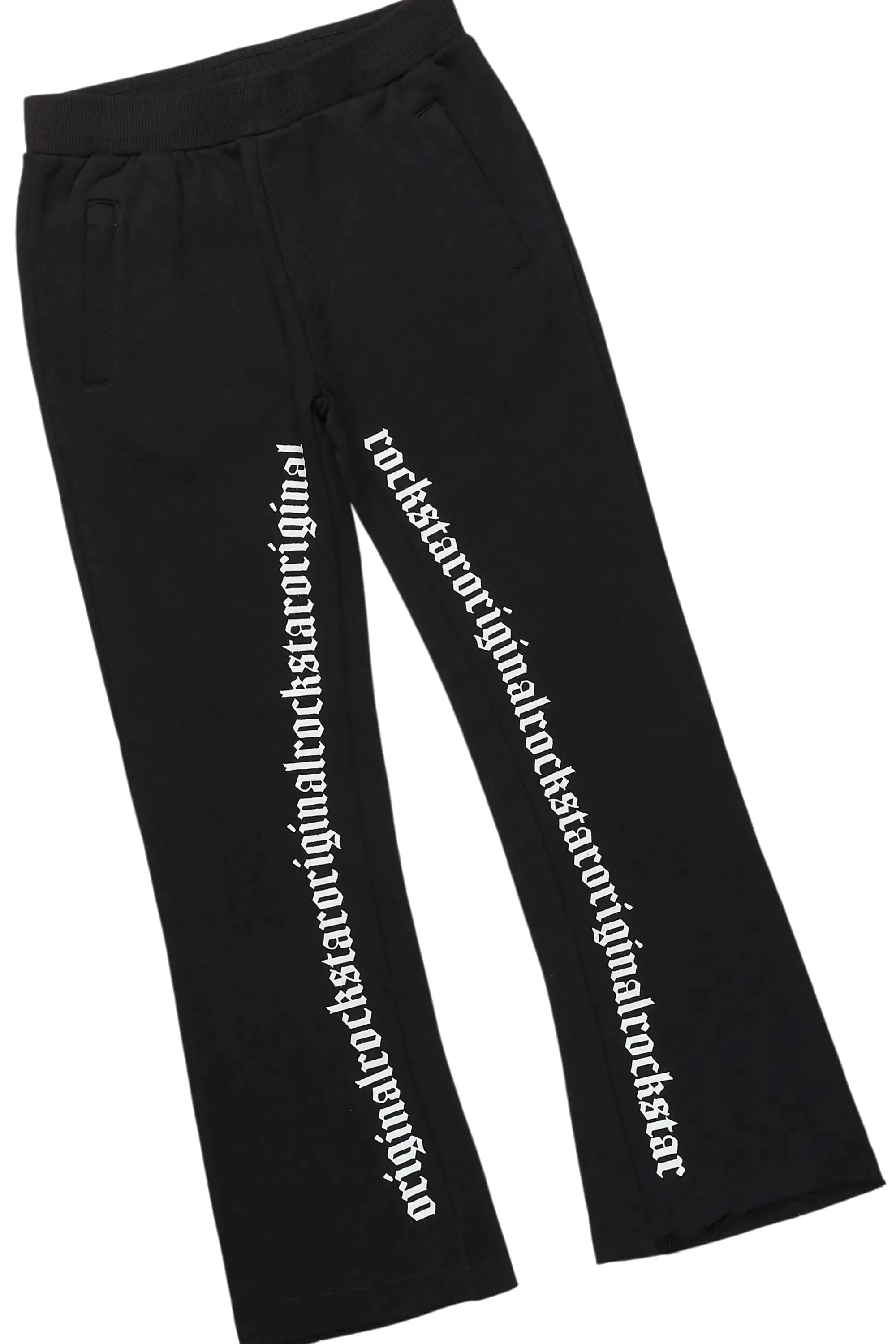 Boys Freedom Black T-Shirt/Stacked Flare Pant Set sold by Rockstar Original product image thumbnail 3