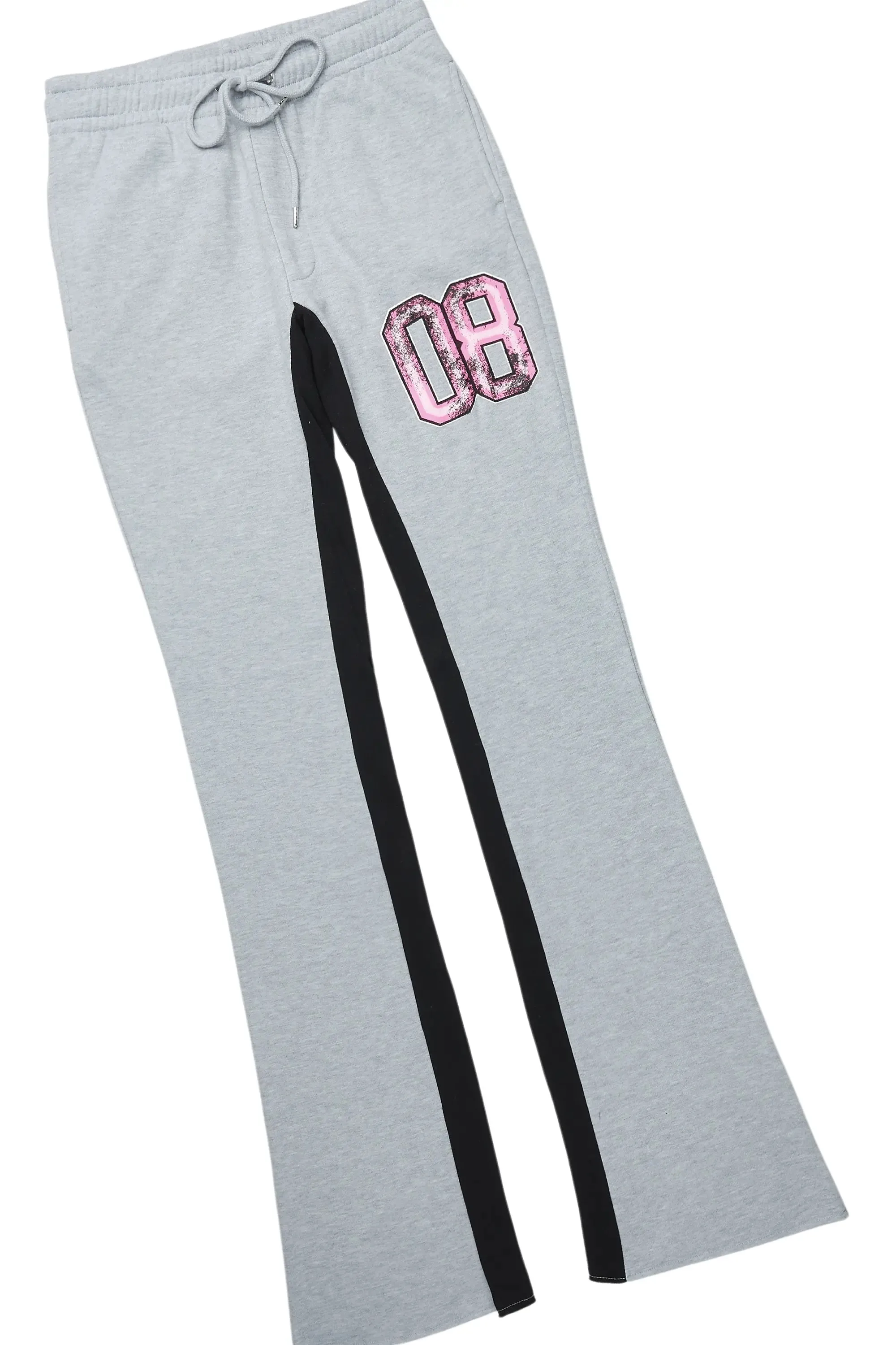 Fields Grey/Pink Baggy Hoodie Track Set sold by Rockstar Original product image thumbnail 3