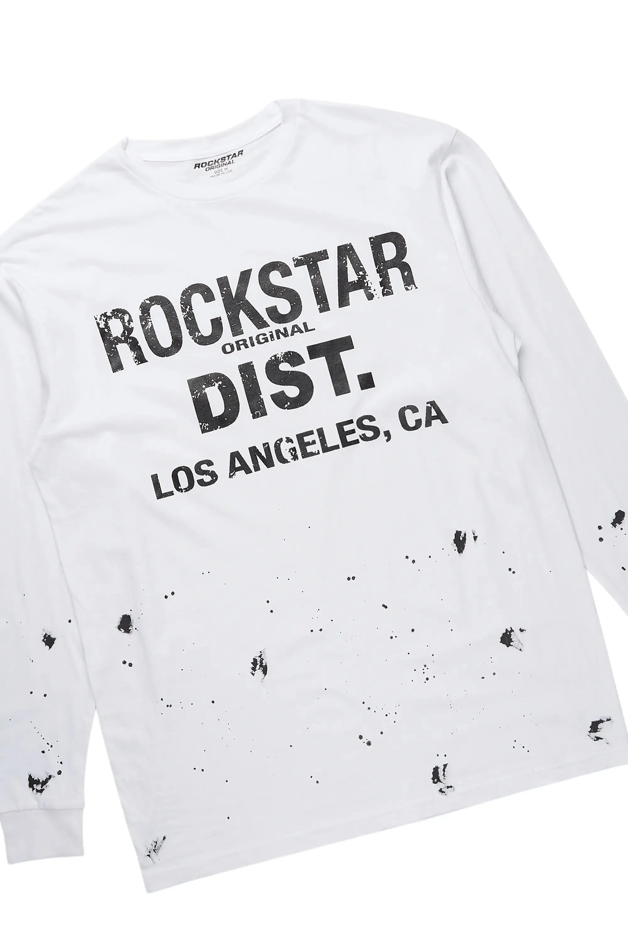 Scottie White/Grey Long Sleeve T-Shirt/Baggy Pant Set sold by Rockstar Original product image thumbnail 2