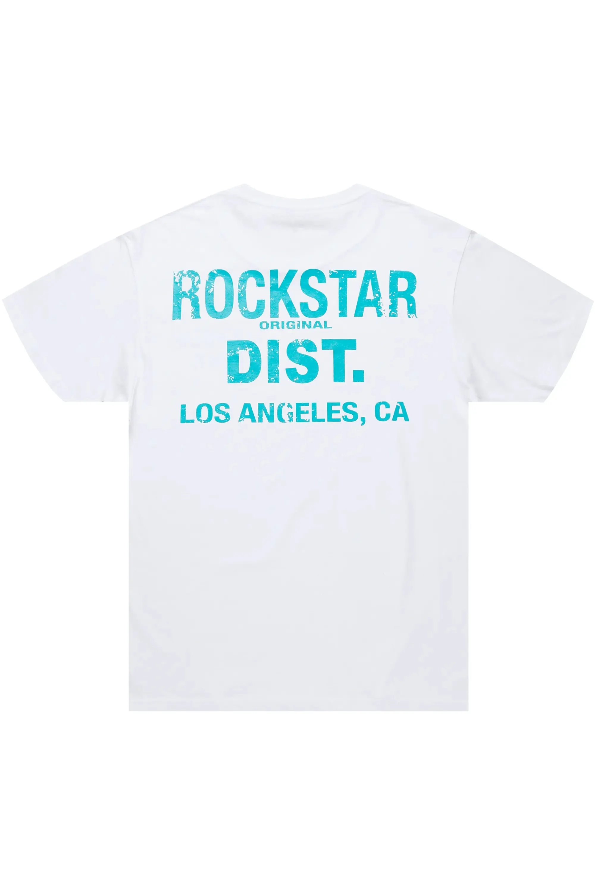 Lake White/Aqua Graphic T-Shirt sold by Rockstar Original
