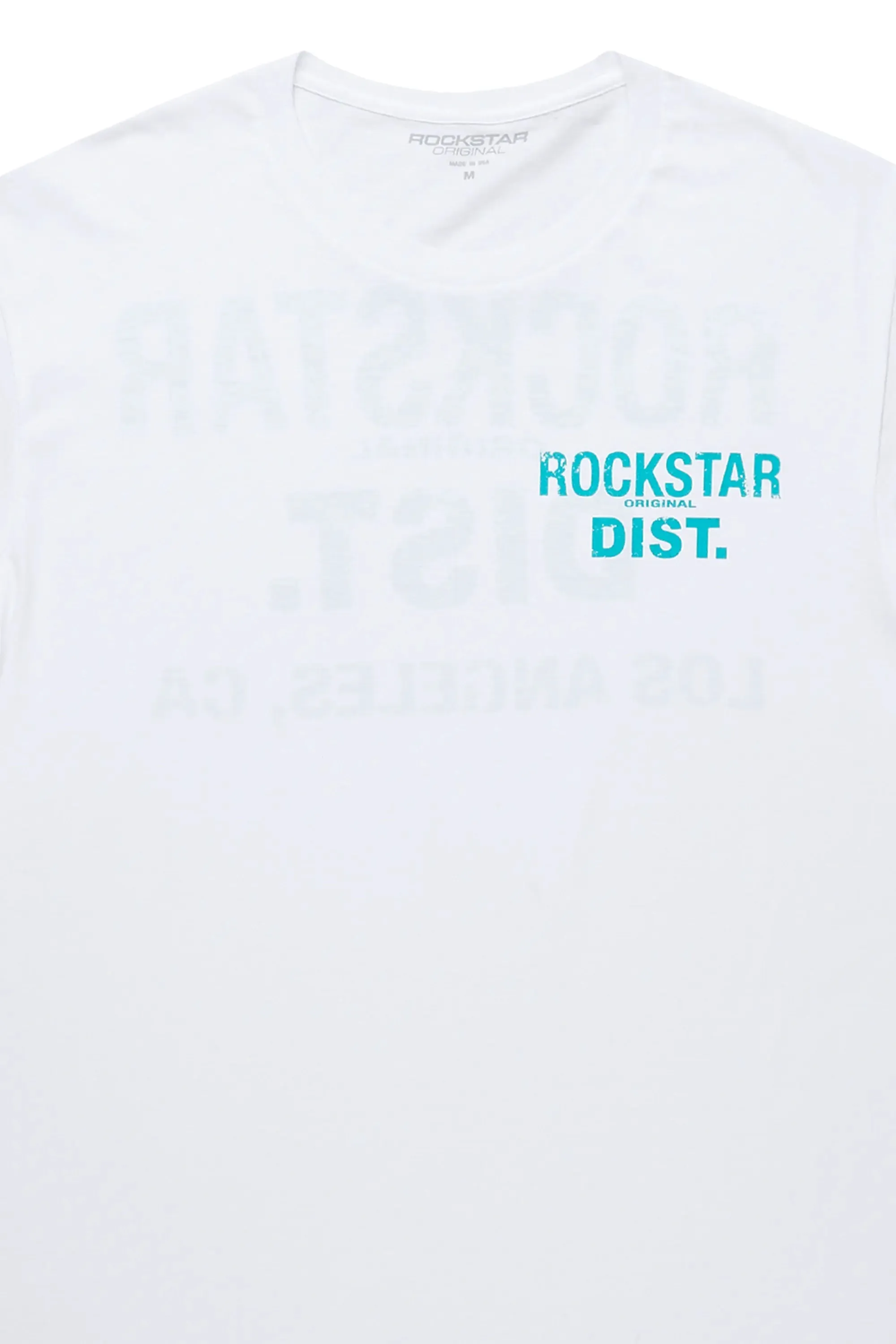 Lake White/Aqua Graphic T-Shirt sold by Rockstar Original product image thumbnail 2