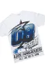 Kastell White/Navy T-Shirt/Stacked Baggy Track Pant Set sold by Rockstar Original