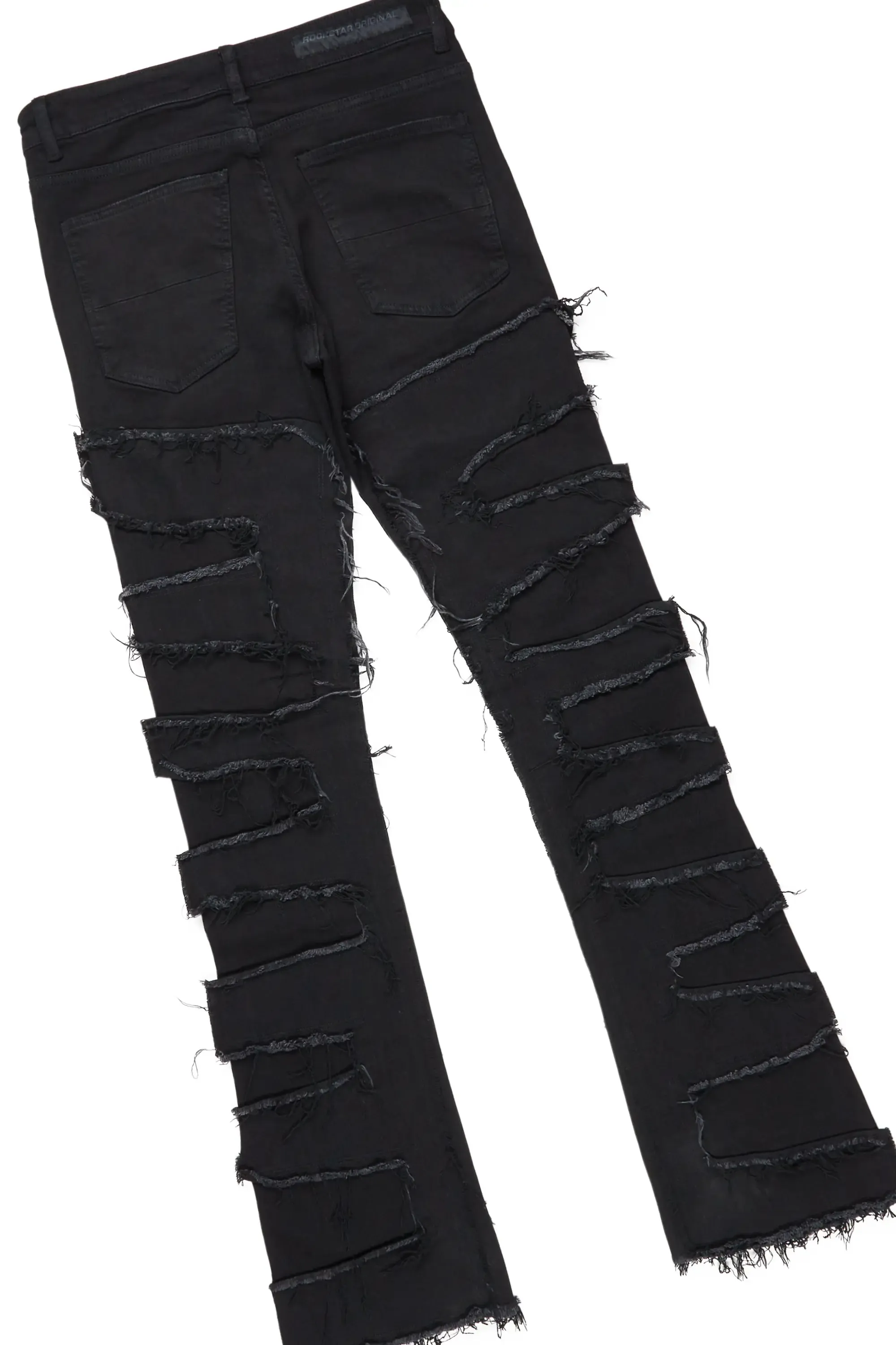 Schmear Black T-Shirt/Stacked Flare Jean Bundle sold by Rockstar Original product image thumbnail 4