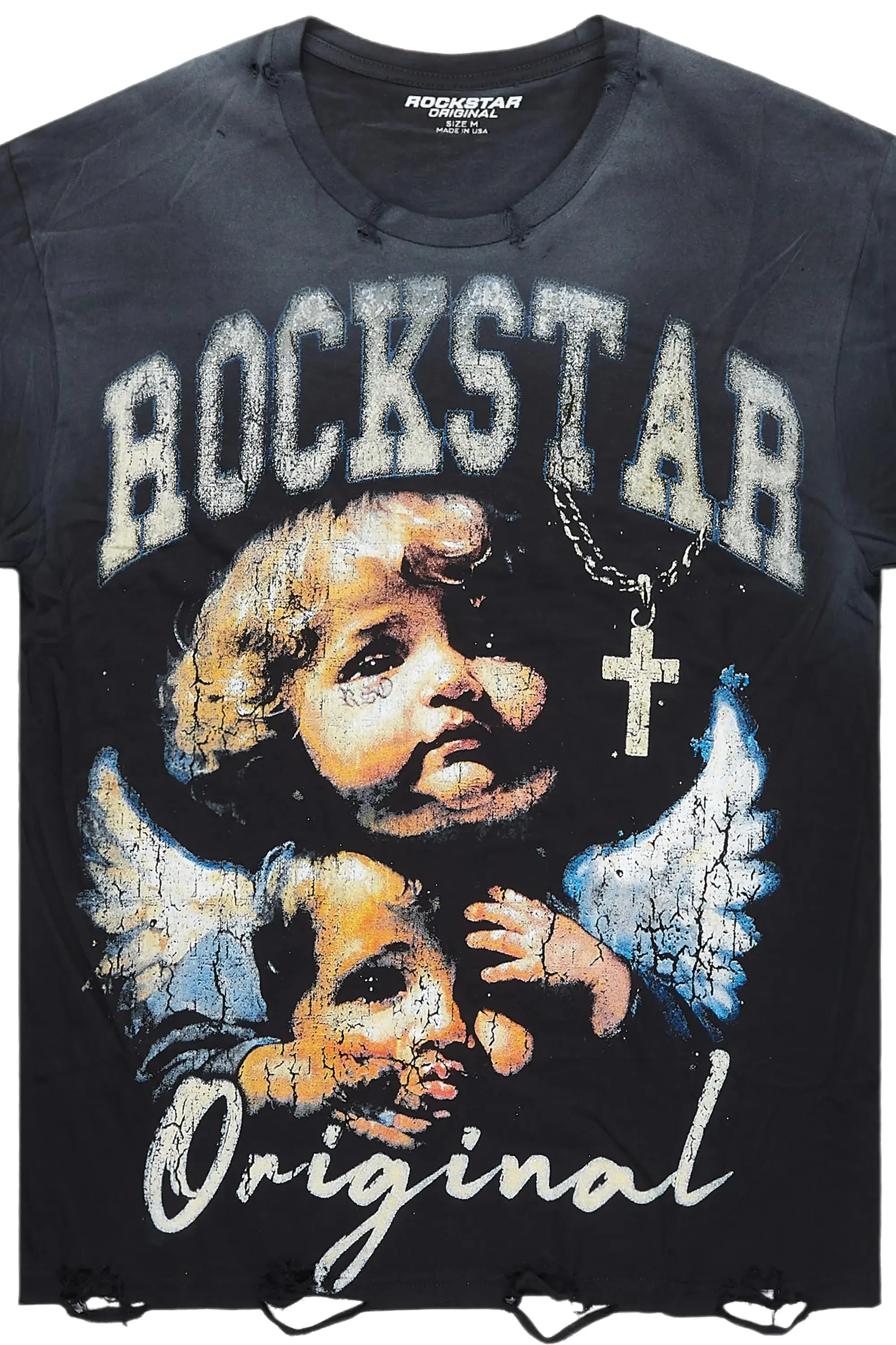 Jovala Black Oversized T-Shirt sold by Rockstar Original product image thumbnail 2