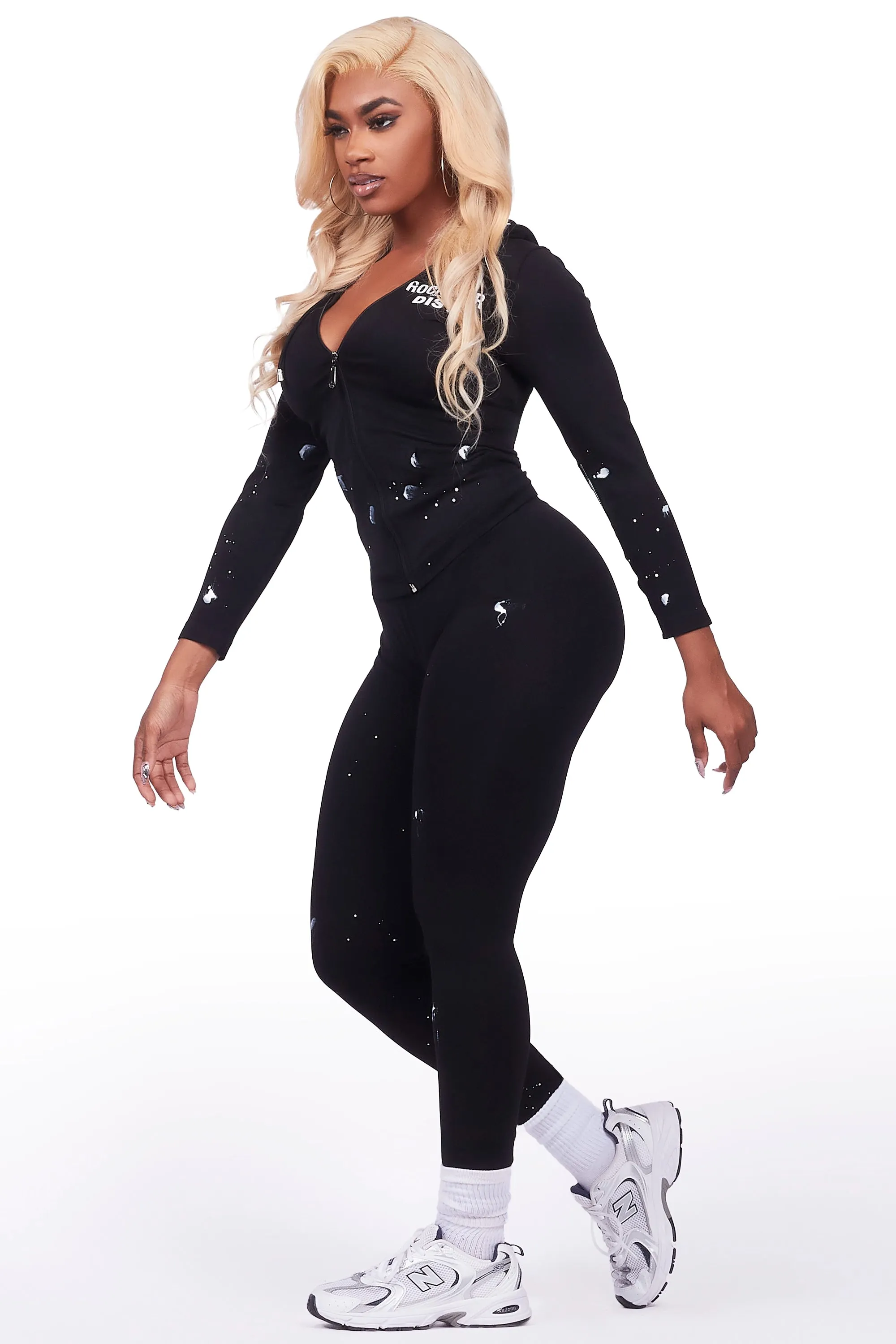 Verlena Black Painted Active Set sold by Rockstar Original product image thumbnail 4