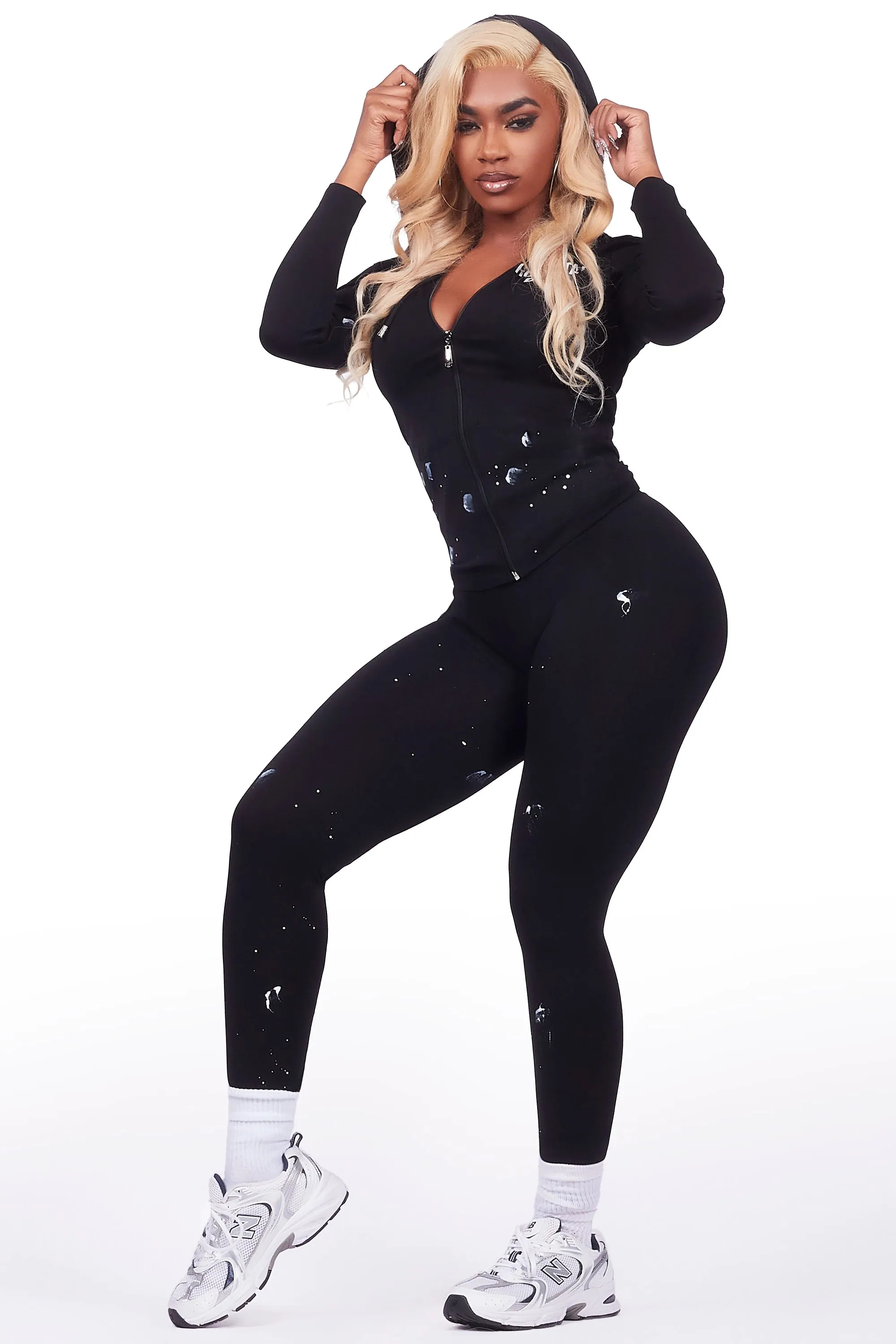 Verlena Black Painted Active Set sold by Rockstar Original product image thumbnail 3