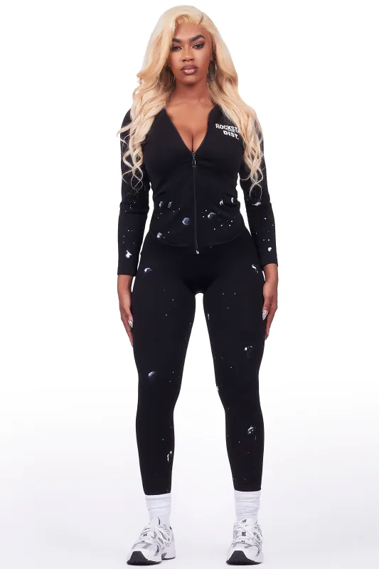 Verlena Black Painted Active Set sold by Rockstar Original
