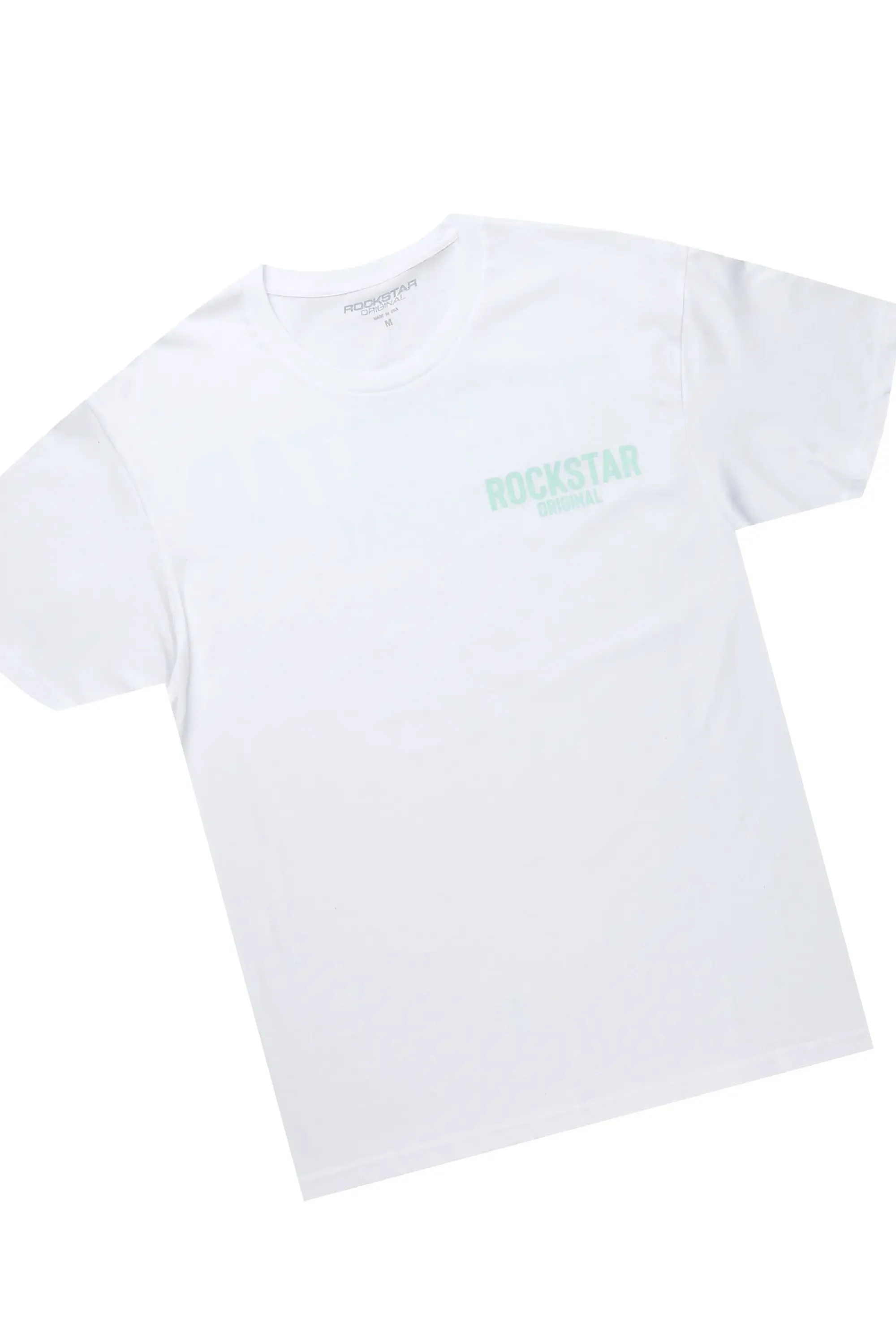 Fana White/Blue T-Shirt Short Set sold by Rockstar Original product image thumbnail 2