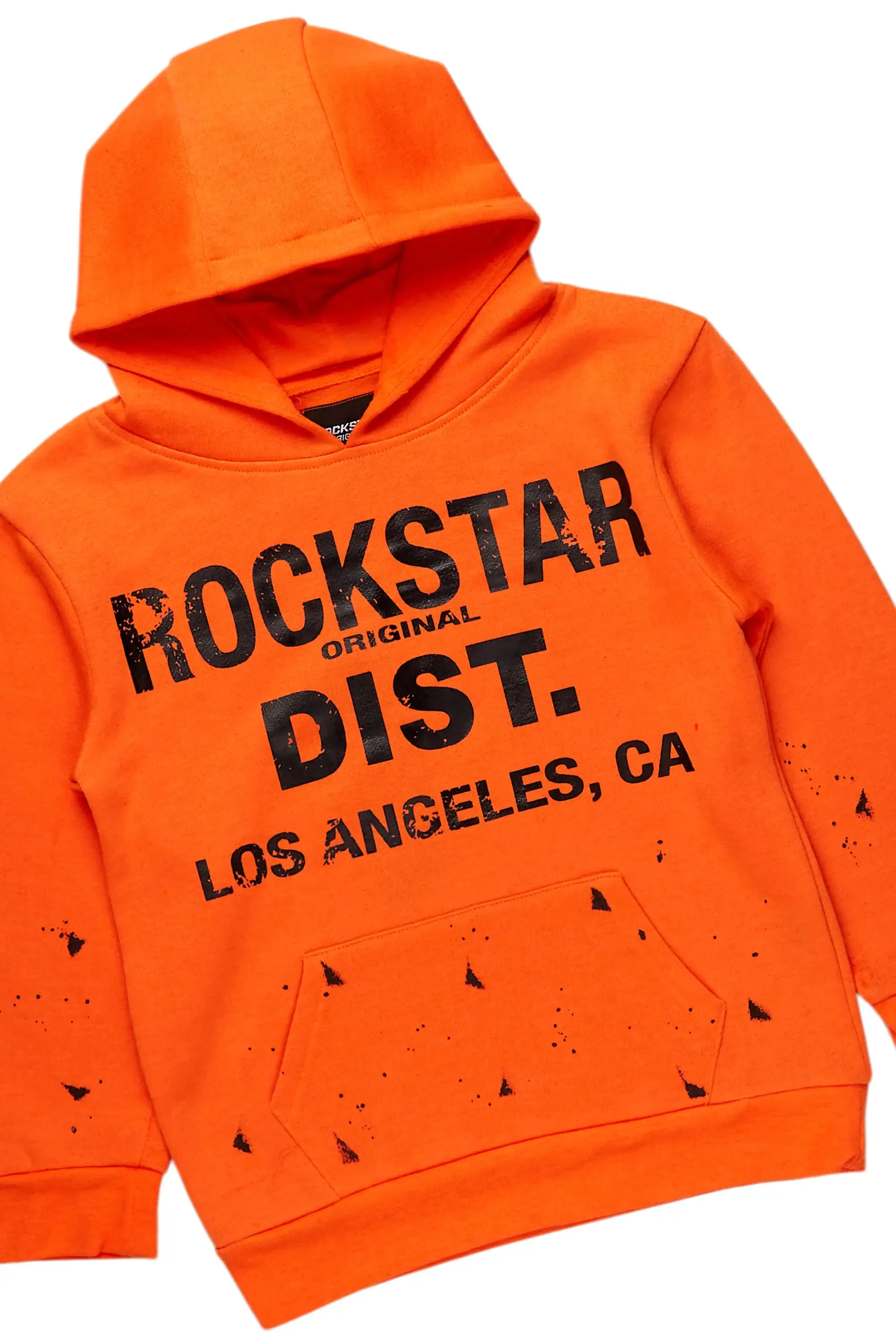 Boys Scottie Orange/Black Stacked Baggy Track Set sold by Rockstar Original product image thumbnail 2