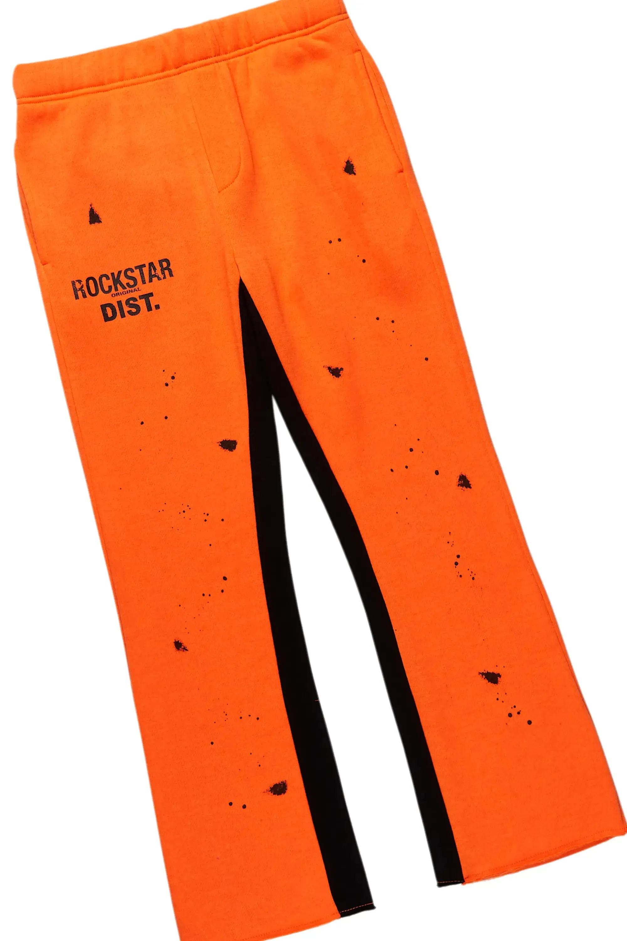 Boys Scottie Orange/Black Stacked Baggy Track Set sold by Rockstar Original product image thumbnail 3