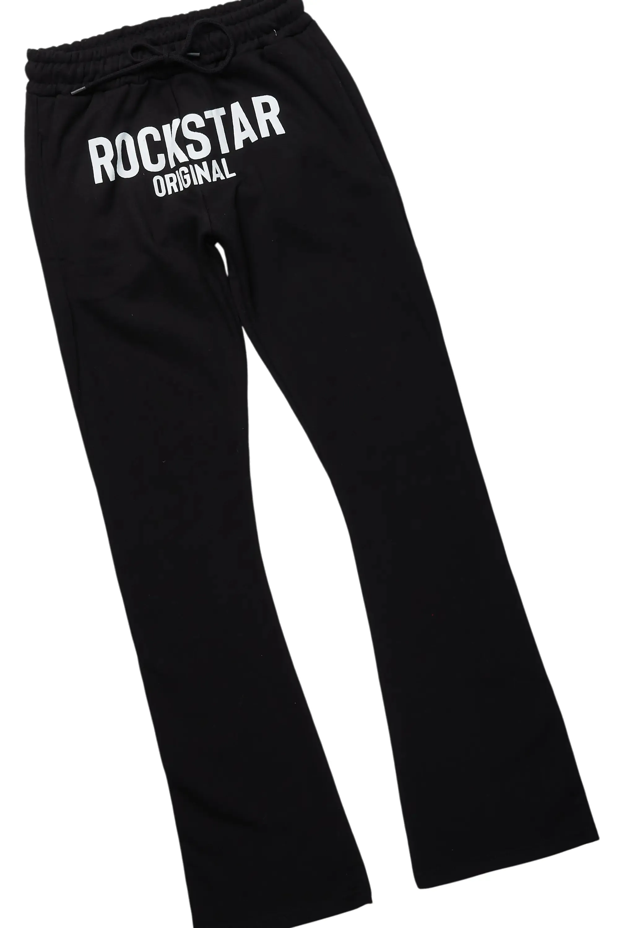 Sana Black T-Shirt/Stacked Track Pant Set sold by Rockstar Original product image thumbnail 3