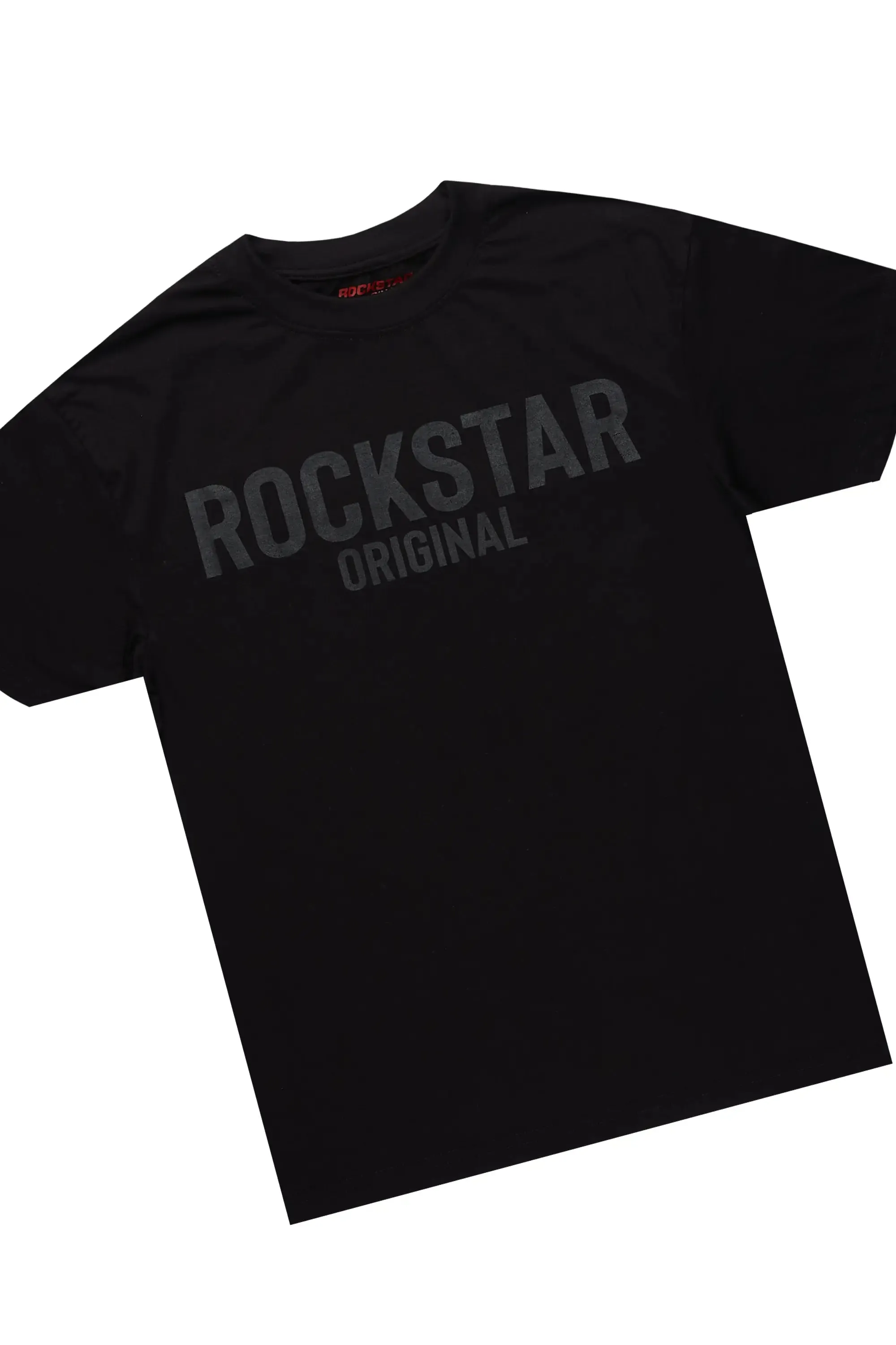Sana Black/Black T-Shirt/Stacked Track Pant Set sold by Rockstar Original product image thumbnail 2