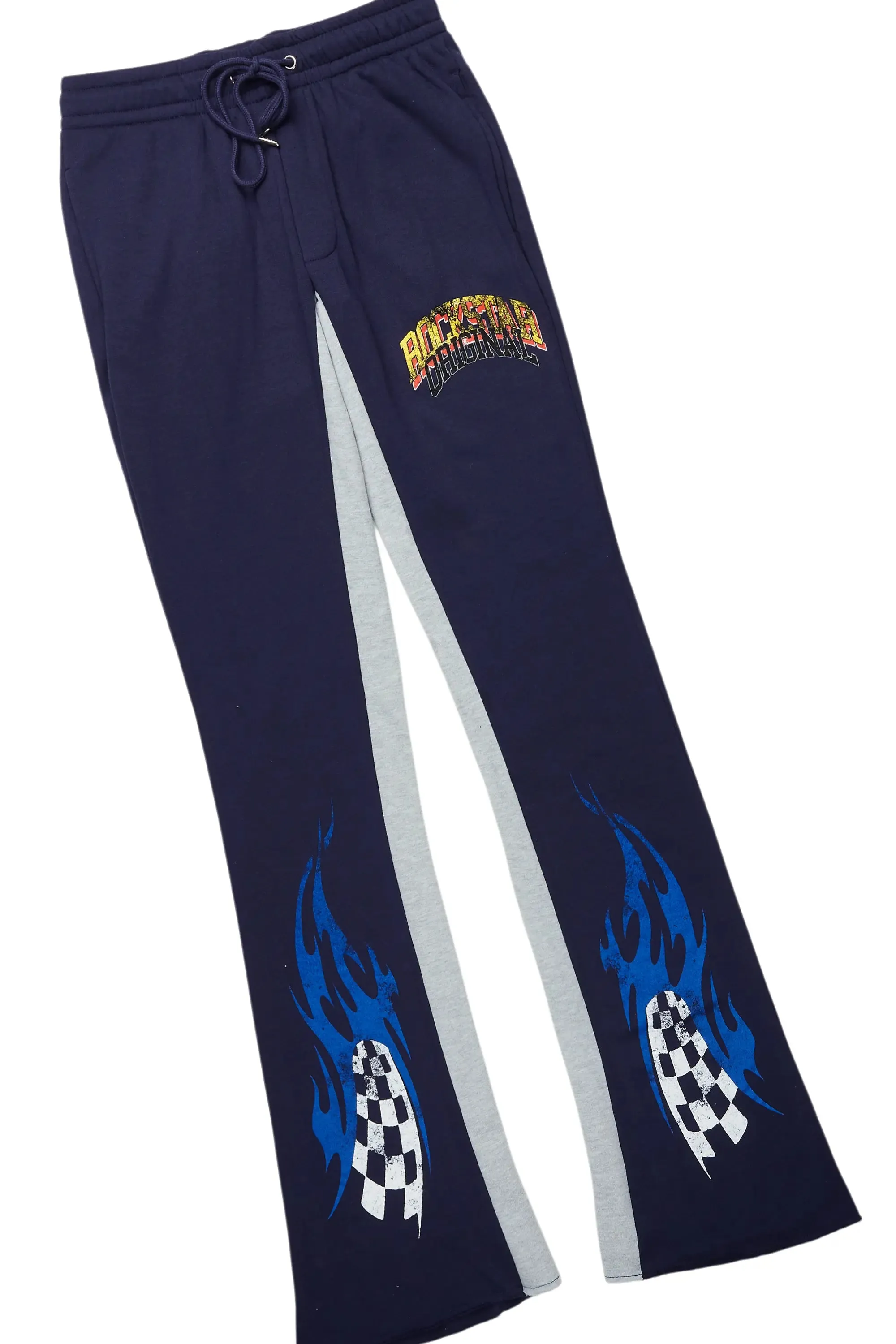 Colorful Race Navy Hoodie/Baggy Track Pant Set sold by Rockstar Original product image thumbnail 3