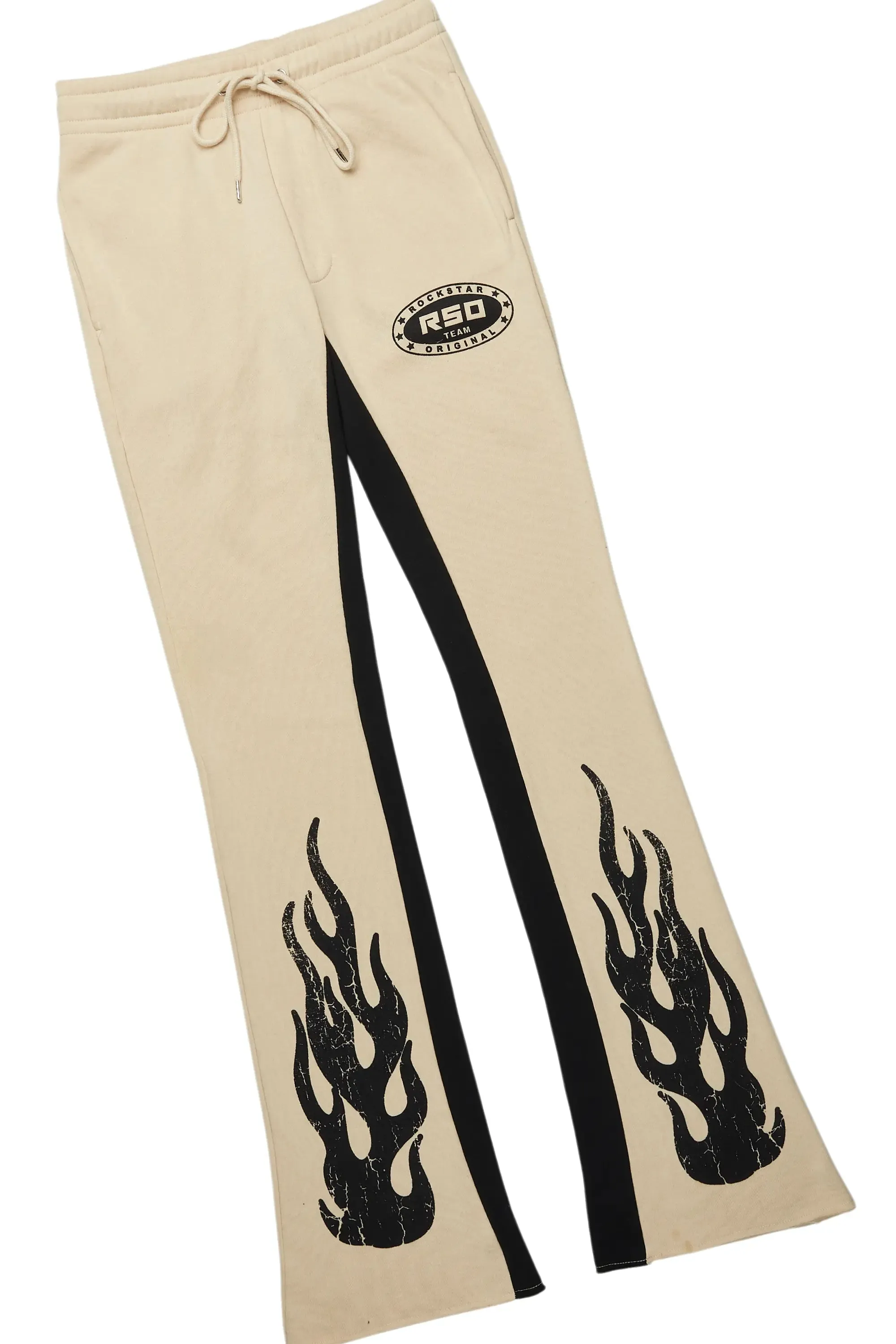 Amos Beige Hoodie/Baggy Track Pant Set sold by Rockstar Original product image thumbnail 3