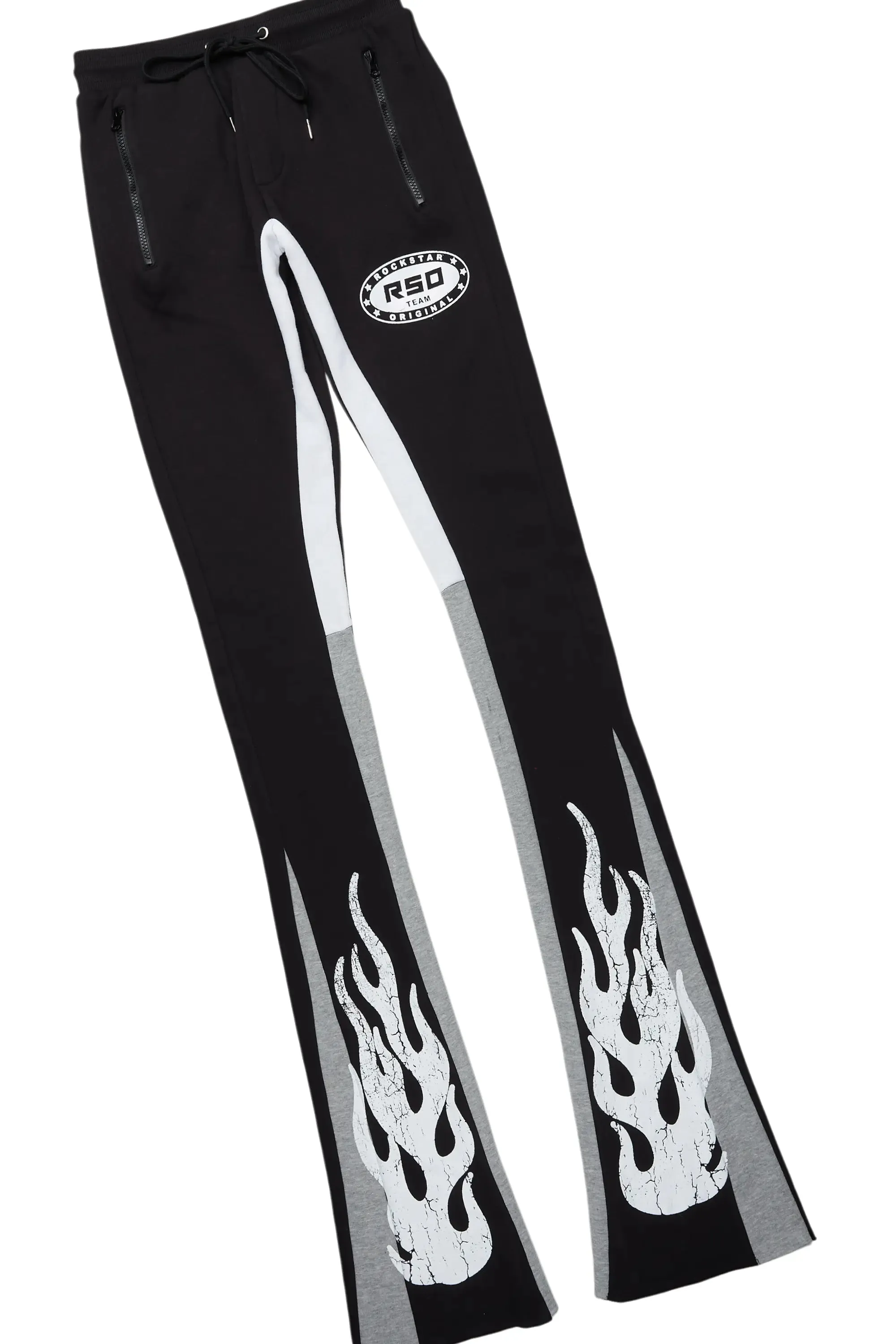 Amos Black Hoodie/Super Stacked Hoodie Track Set sold by Rockstar Original product image thumbnail 3