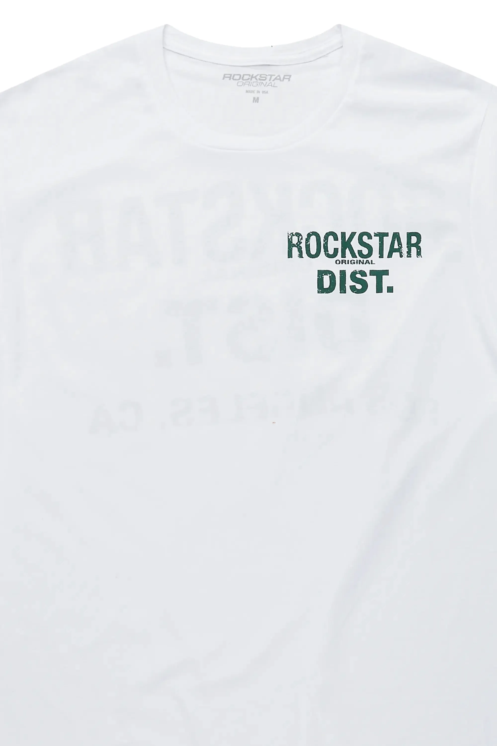 Lake White/Dark Green Graphic T-Shirt sold by Rockstar Original product image thumbnail 2