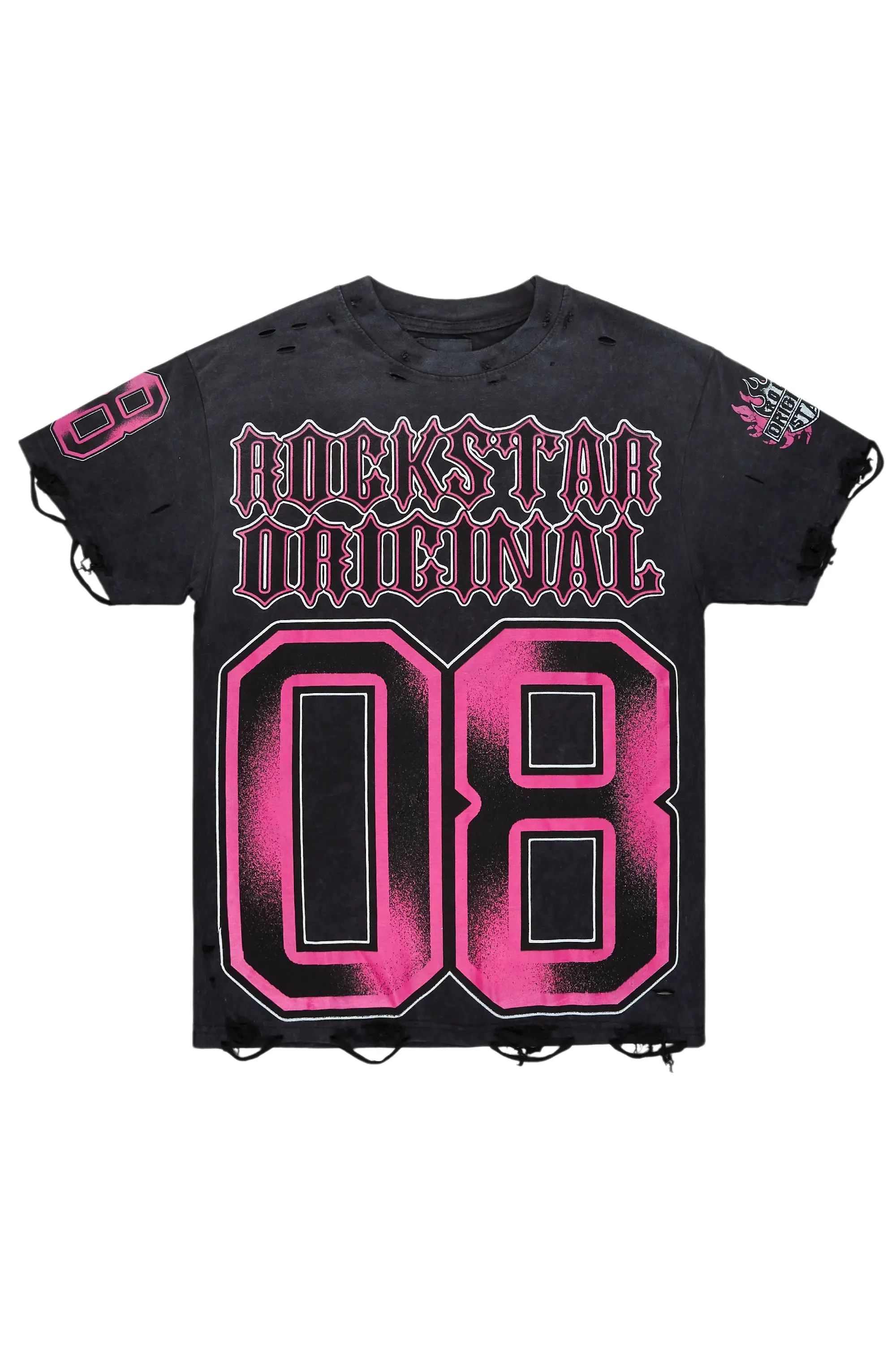 Alim Vintage Black Oversized Graphic T-Shirt sold by Rockstar Original