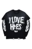 Banyan Black Double Layer Long Sleeve Graphic T-Shirt sold by Rockstar Original