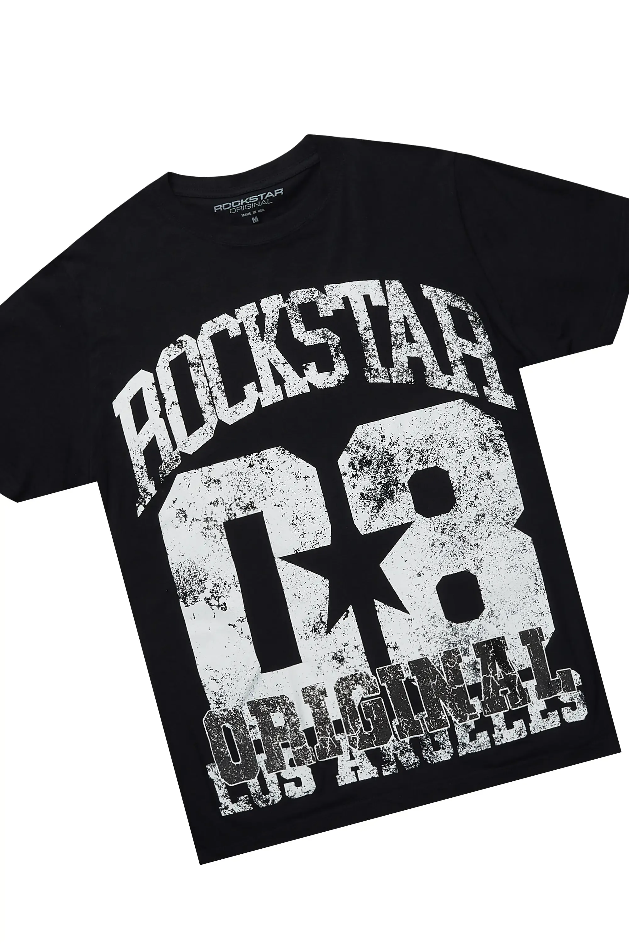 Edel Black T-Shirt Short Set sold by Rockstar Original product image thumbnail 2