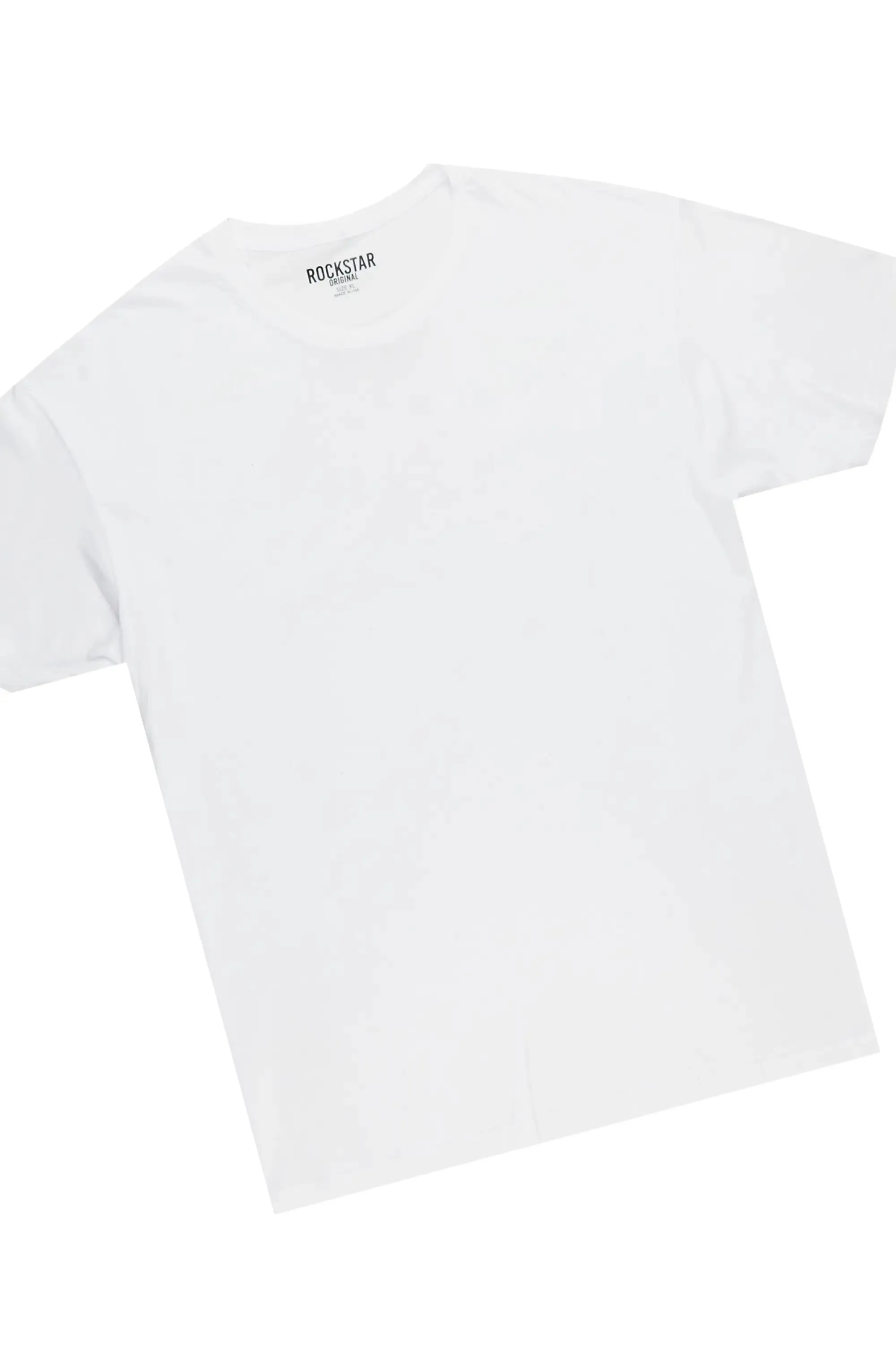 Basic White/Red T-Shirt/Stacked Track Pant Set sold by Rockstar Original product image thumbnail 2