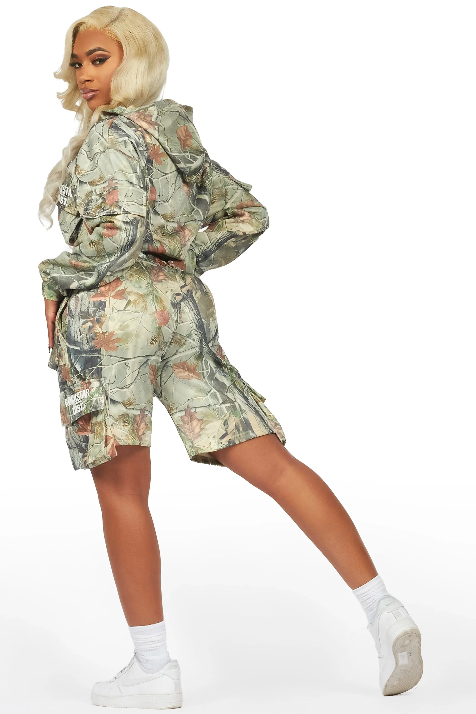 Shaneka Tree Camo Cargo Short Set sold by Rockstar Original product image thumbnail 5