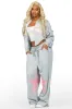 Levena Heather Grey French Terry Oversized Trackset sold by Rockstar Original