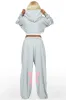 Levena Heather Grey French Terry Oversized Trackset sold by Rockstar Original