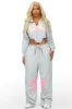 Levena Heather Grey French Terry Oversized Trackset sold by Rockstar Original