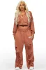 Corrina Mocha French Terry Oversized Trackset sold by Rockstar Original