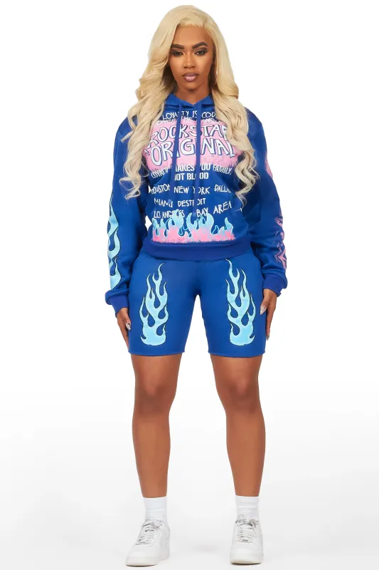 Bridgette Royal Blue Short Set sold by Rockstar Original