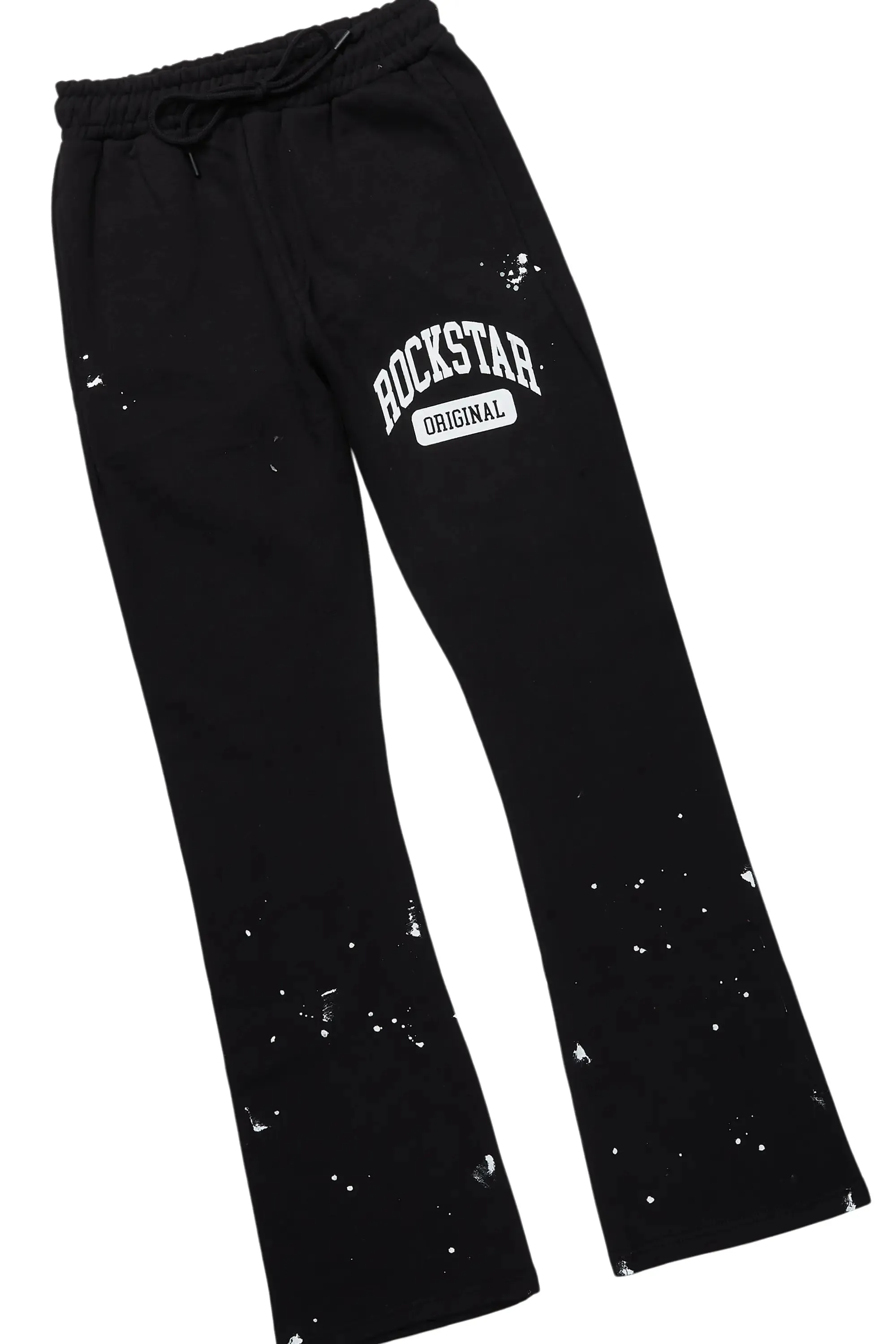 Rainer Black T-Shirt/Stacked Track Pant Set sold by Rockstar Original product image thumbnail 3