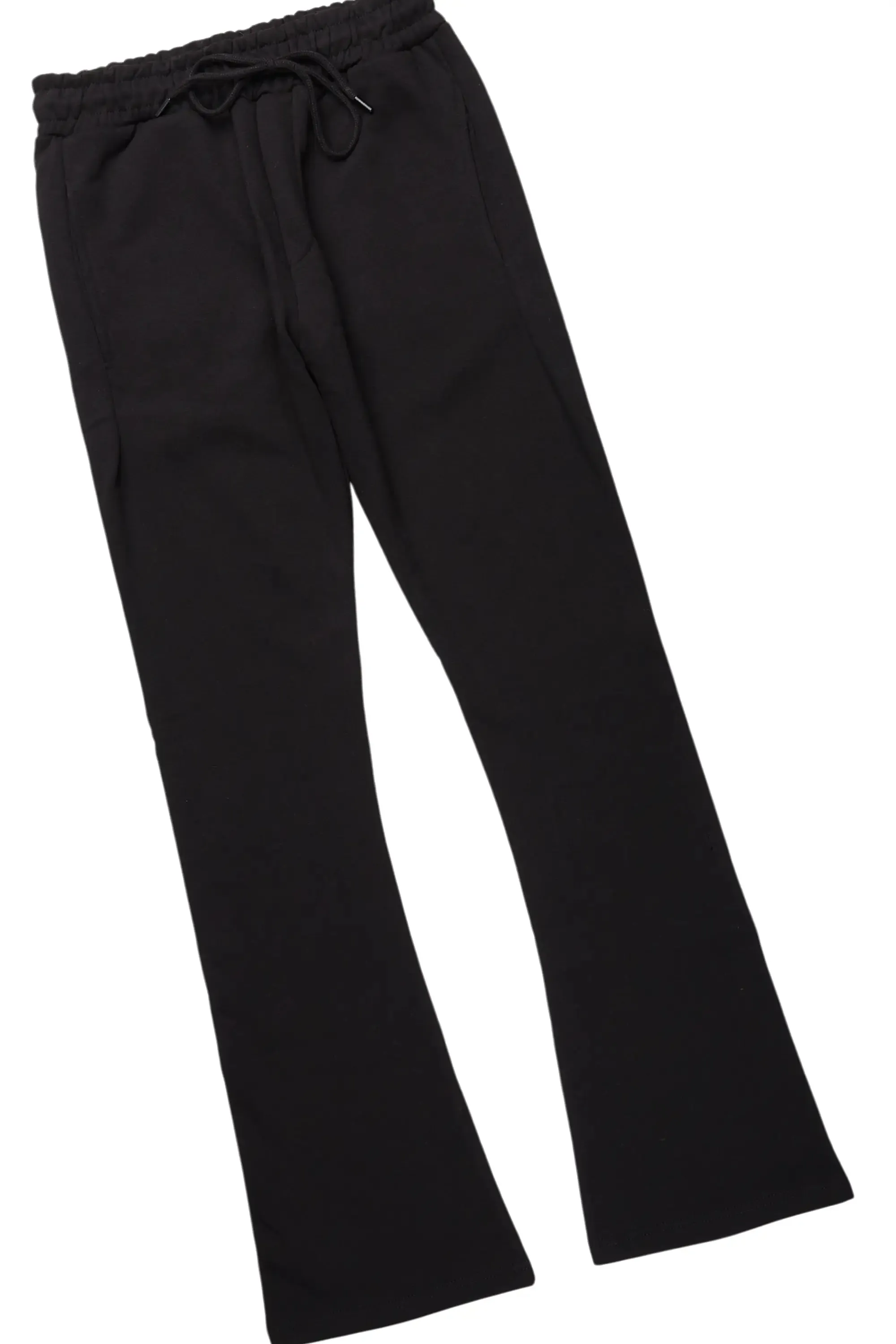 Basic Black Oversized T-Shirt/Stacked Track Pant Set sold by Rockstar Original product image thumbnail 3