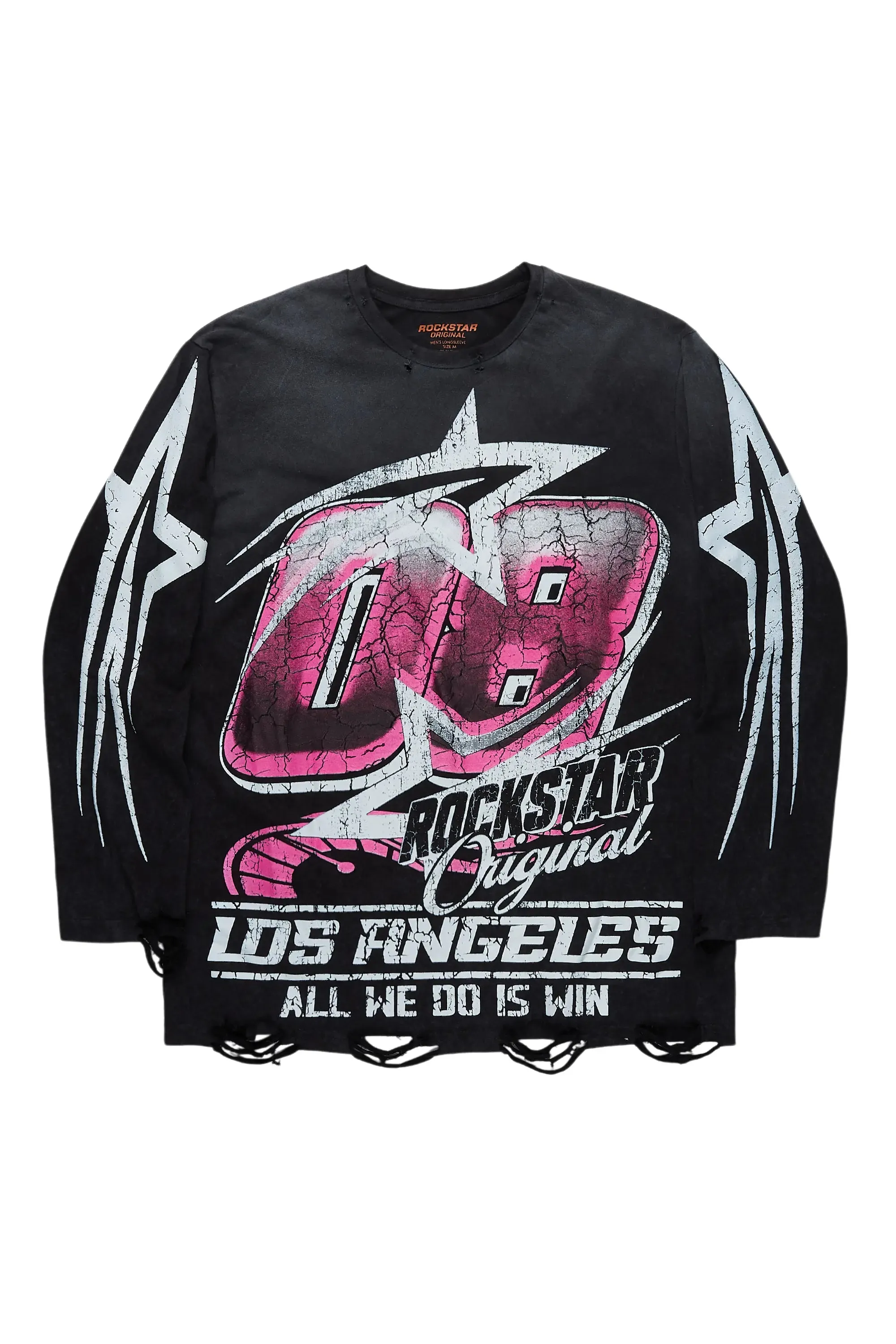 Kastell Vintage Black Long Sleeve Graphic T-Shirt sold by Rockstar Original