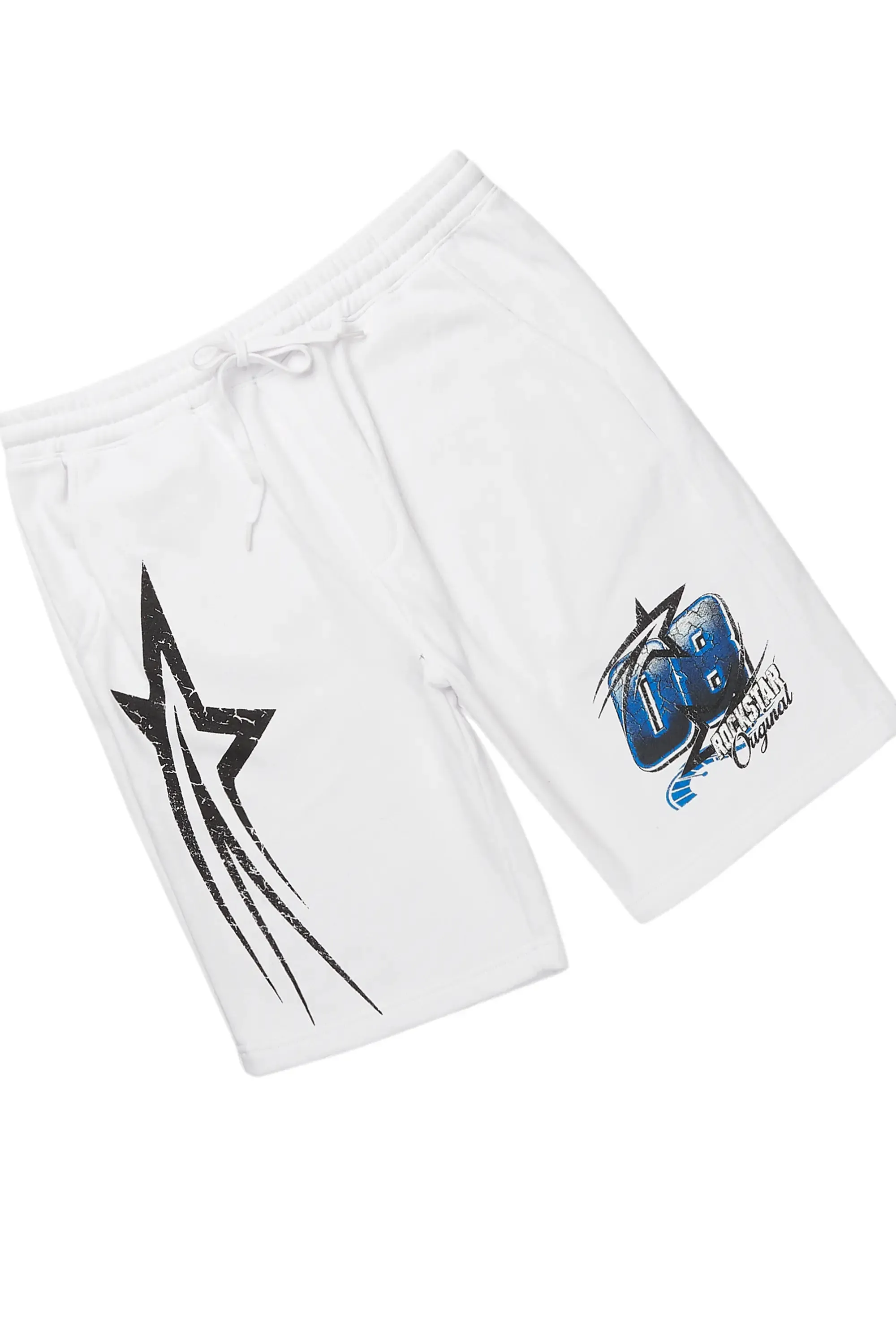 Kastell White/Blue T-Shirt Short Set sold by Rockstar Original product image thumbnail 3