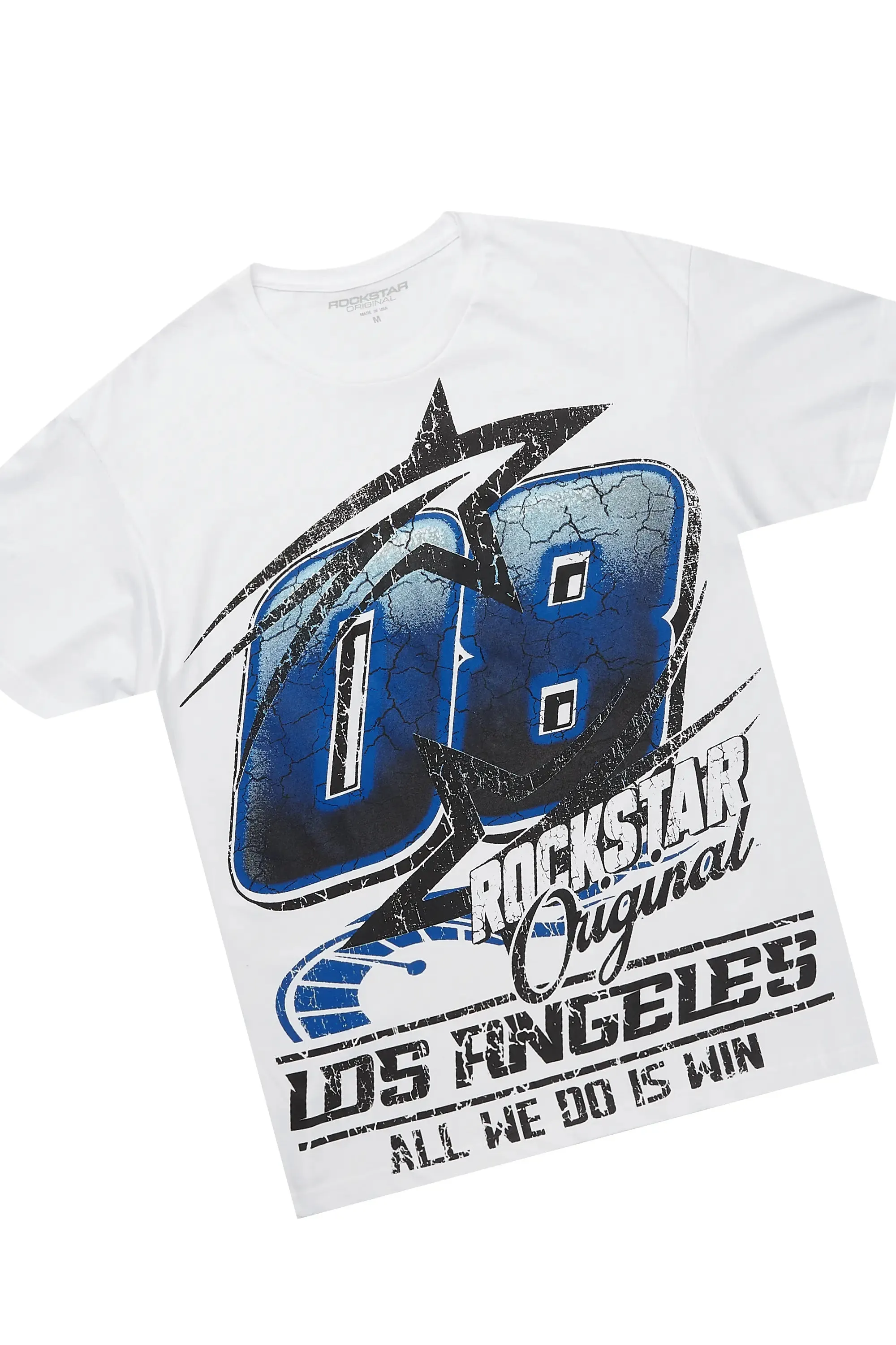 Kastell White/Blue T-Shirt Short Set sold by Rockstar Original product image thumbnail 2