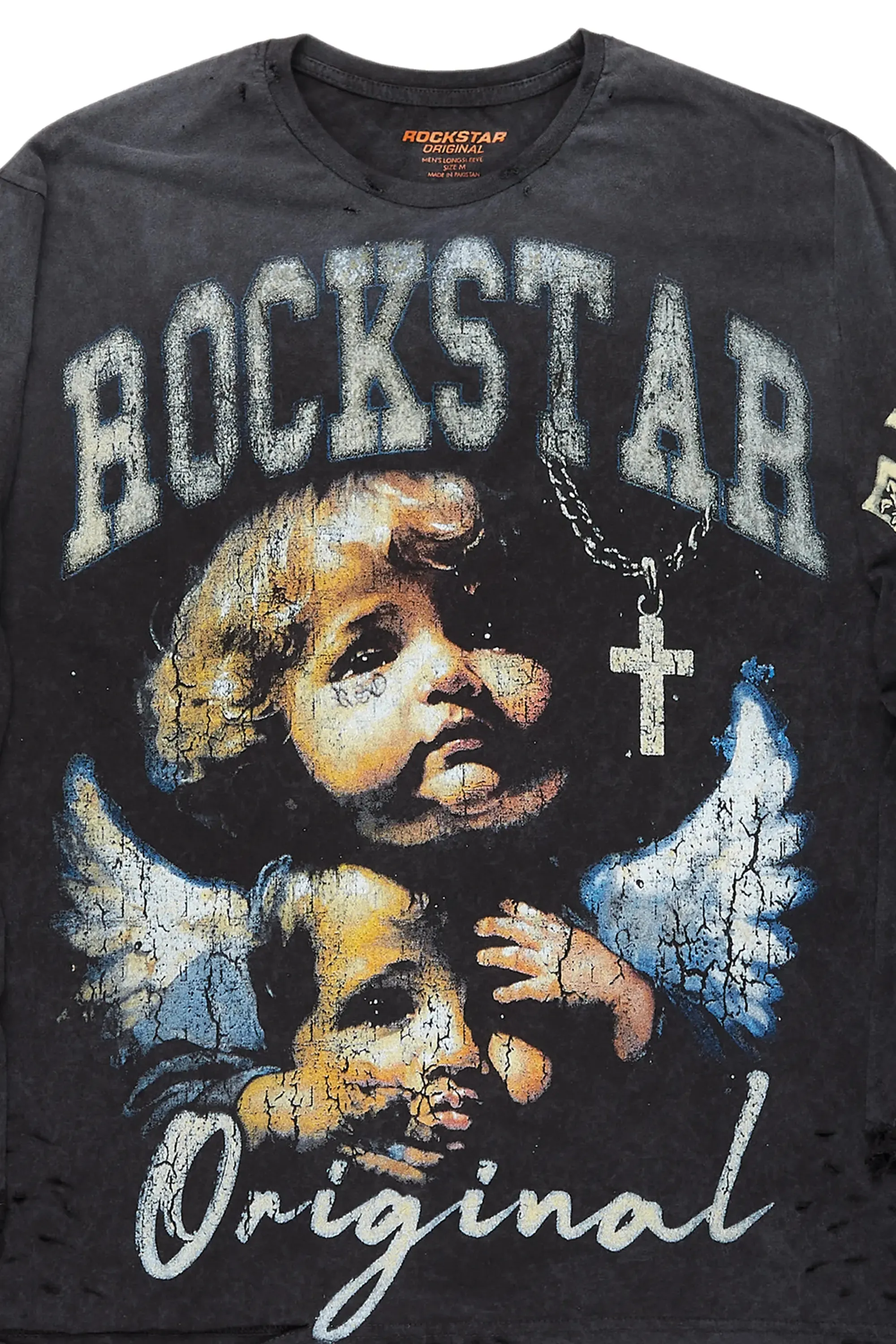 Deiter Vintage Black Long Sleeve Graphic T-Shirt sold by Rockstar Original product image thumbnail 2